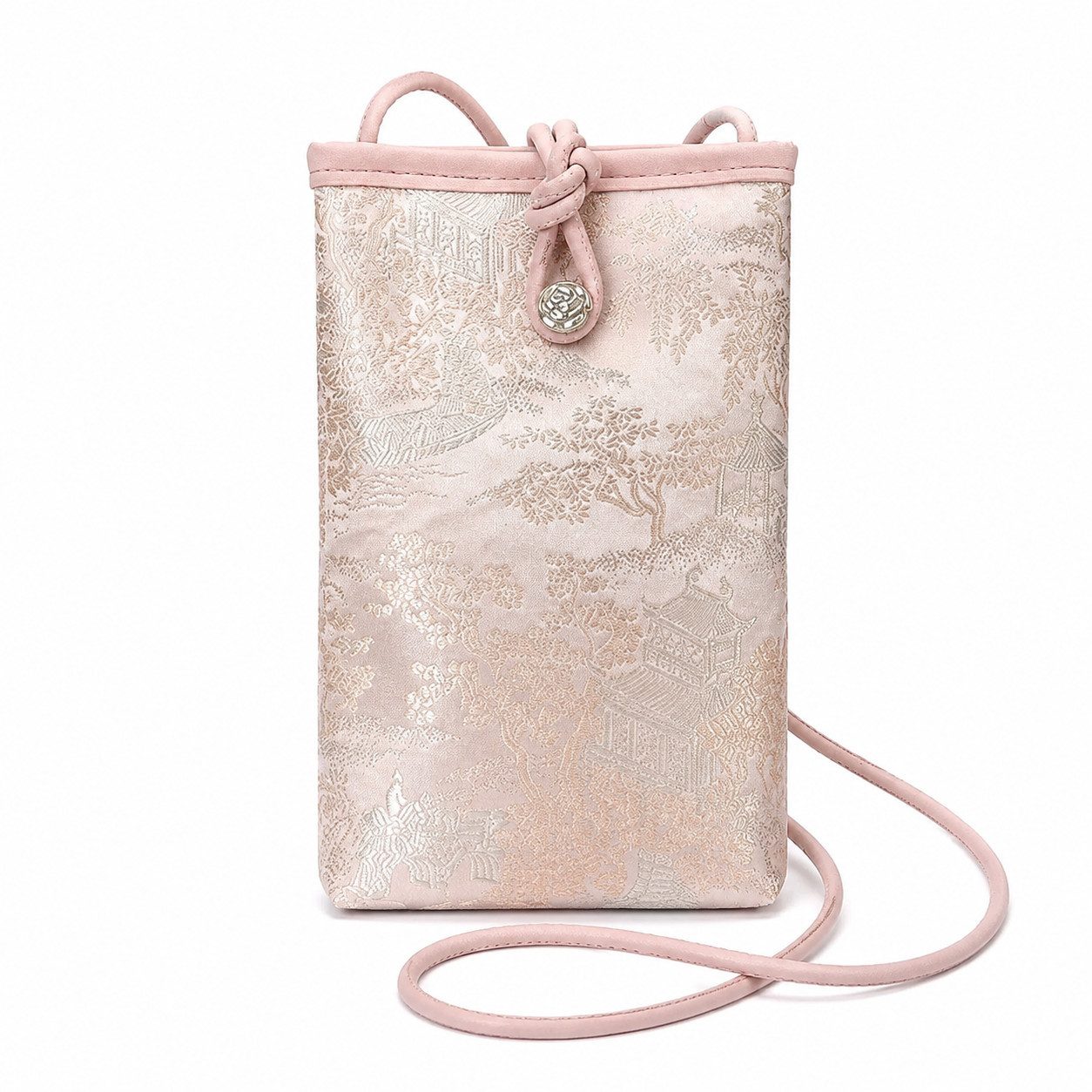 Zaewry Umhängetasche Damen Umhängetasche mit Muster, Schultertasche aus weichem Stoff, Elegante Handtasche mit Magnetverschluss, Mini Crossbody Bag