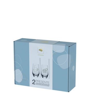 LEONARDO Glas Presente Trinkgläser 300 ml 4er Set, Glas