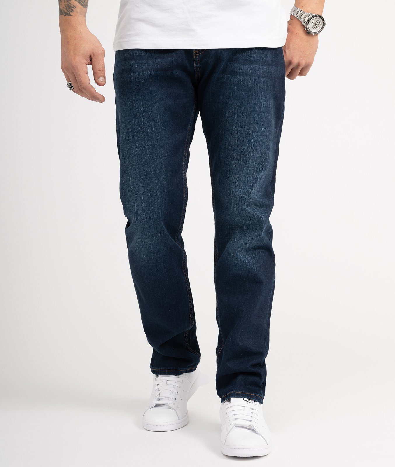 Indumentum Straight-Jeans Herren Comfort Fit Jeans IC-700