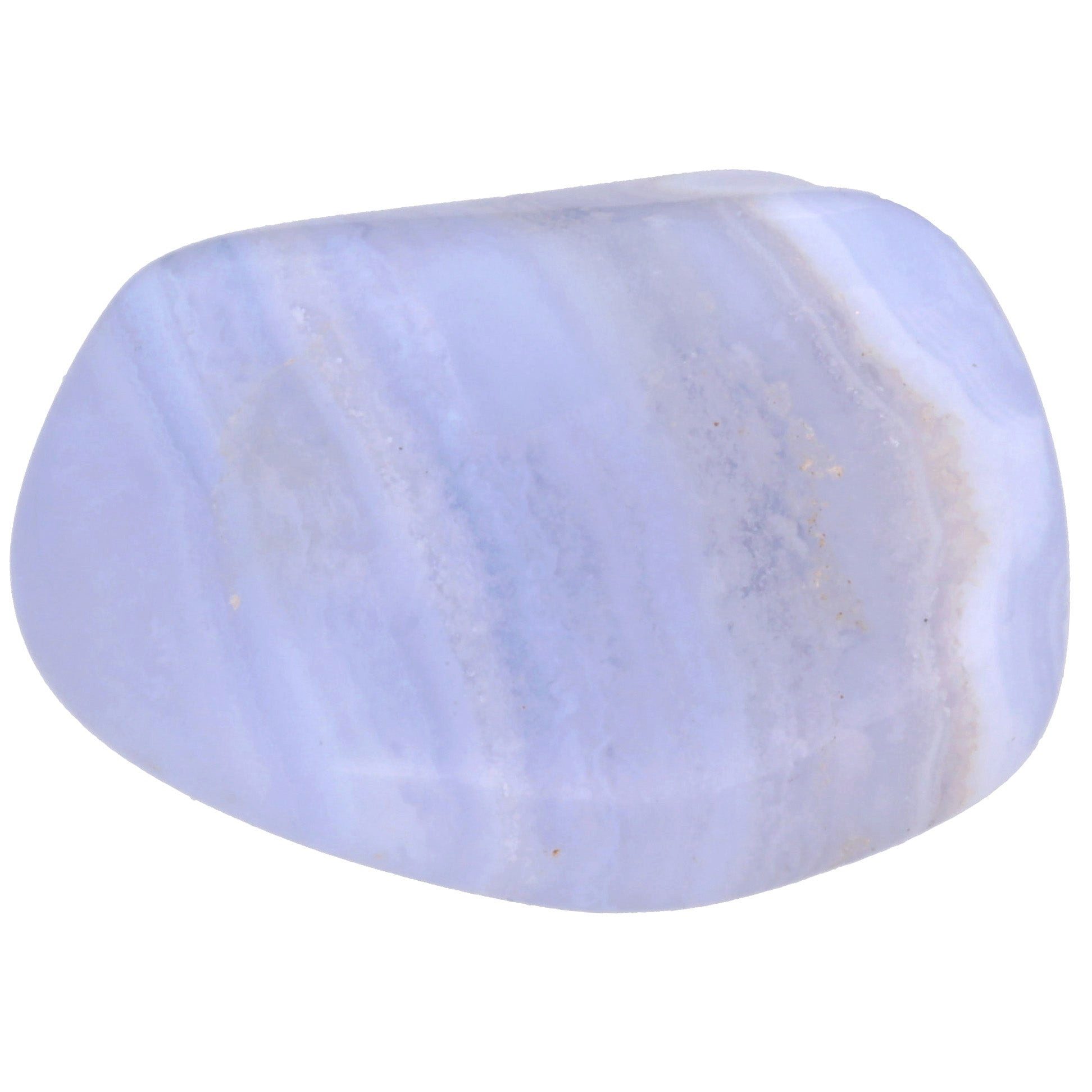 Lebensquelle Plus Edelstein Chalcedon, blau Trommelstein