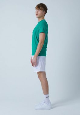 SPORTKIND Funktionsshirt Tennis T-Shirt Rundhals Herren & Jungen smaragd grün
