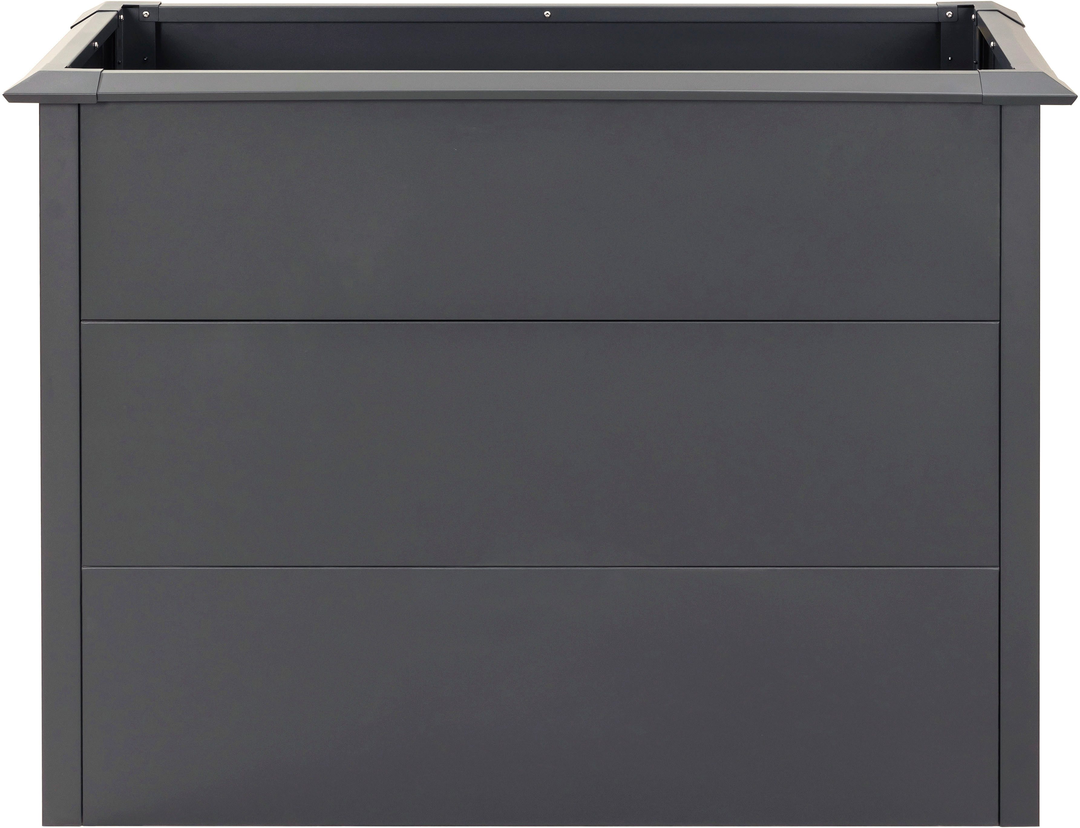 WESTMANN Hochbeet Metall Hochbeet Primus M, Anthrazit, 100x50x77 cm