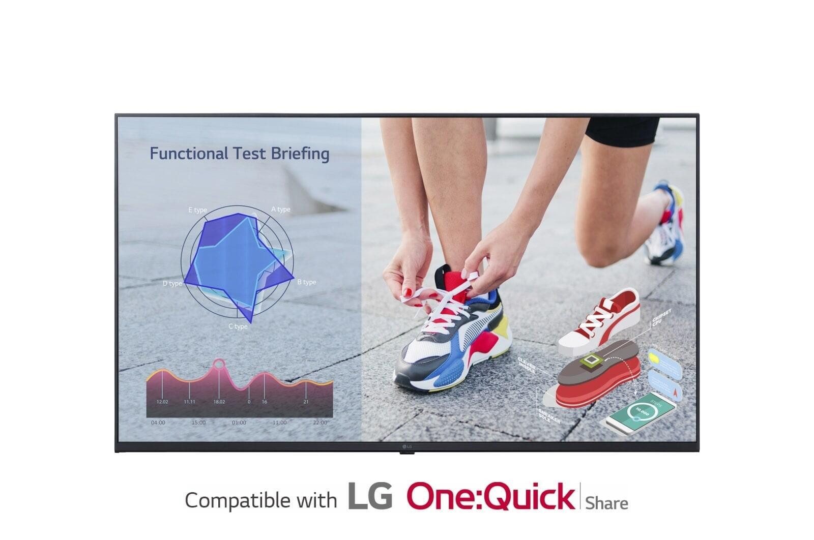 LG LG 55UL3J-M LED-Monitor (8 ms Reaktionszeit, 60 Hz, IPS Panel)