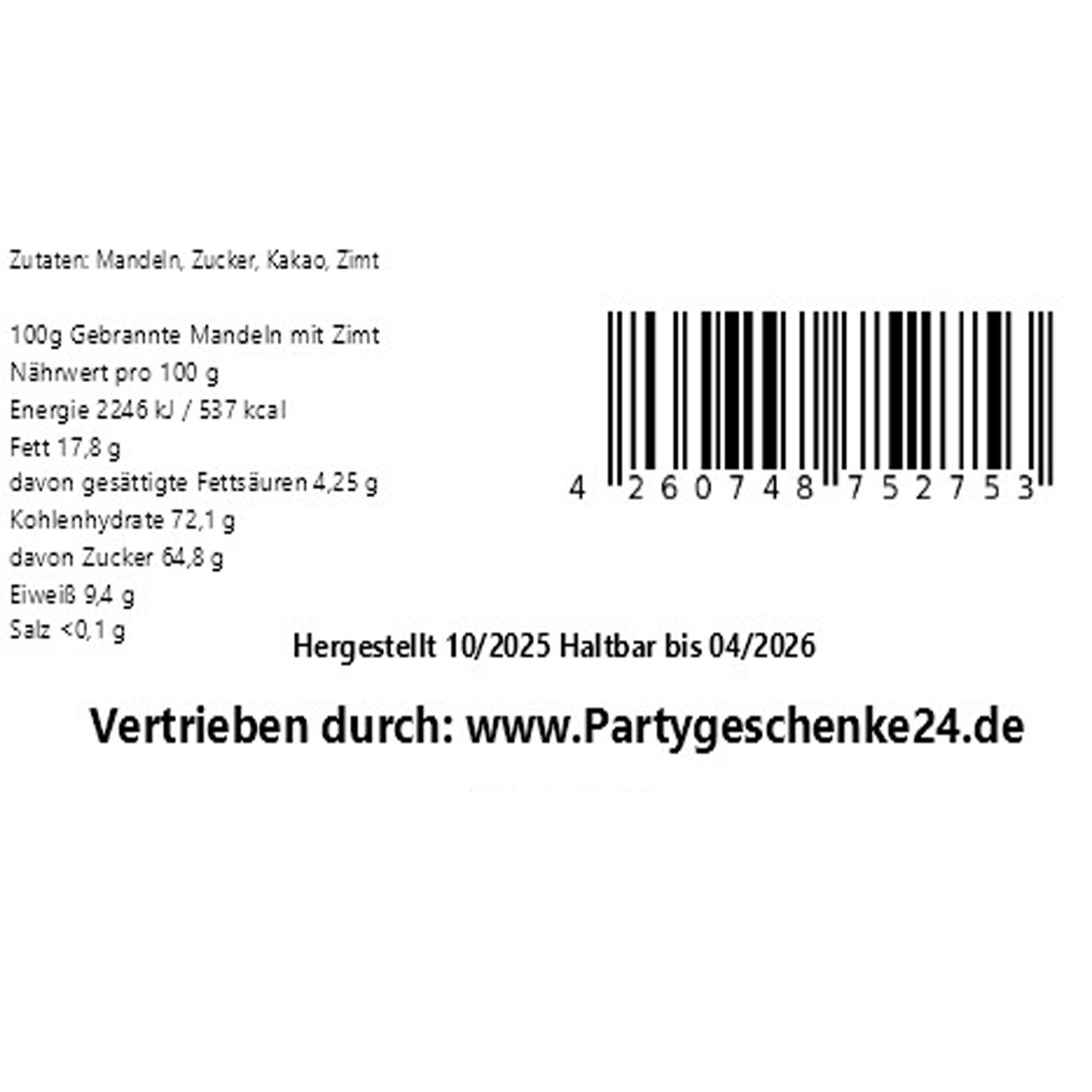 Deggelbam Nüsse Rentierkacke - Gebrannte Mandeln, 1 x 100 g, (Wichtelgeschenk, Weihnachtsgeschenk, Nikolausgeschenk), Witzige Geschenkidee für groß und klein – Bild 5 von 5