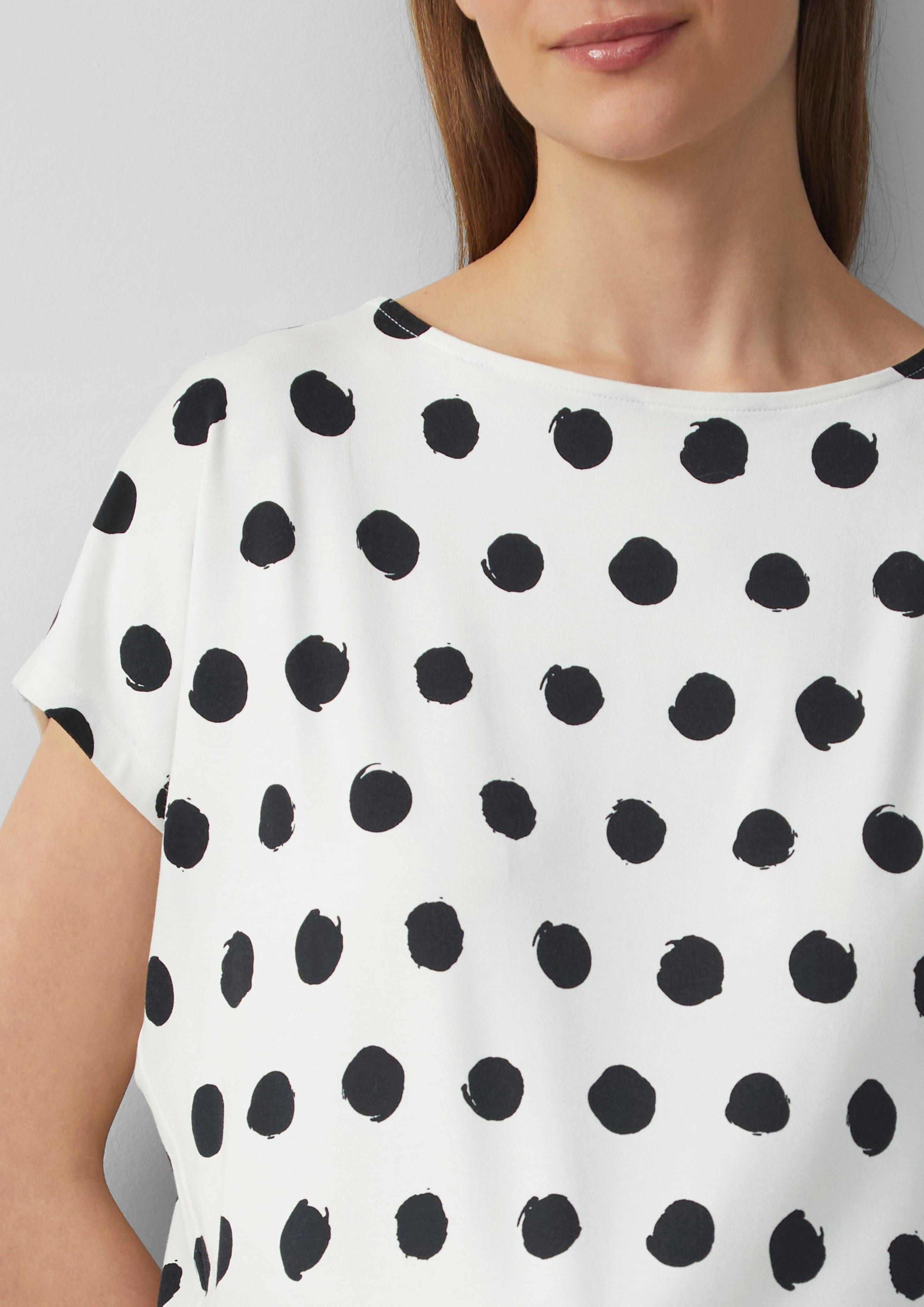 s.Oliver Shirttop Viskosemix-T-Shirt im Relaxed Fit günstig online kaufen
