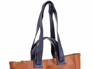 Prato Umhängetasche Prato LM K03 Asif Rindleder geprägt Shopper (1-tlg), Modern