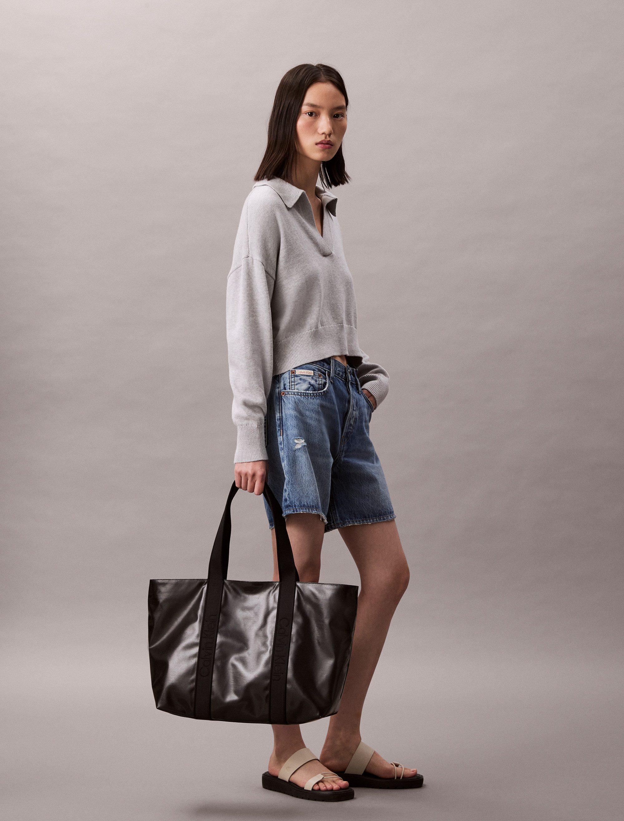 Calvin Klein Jeans Henkeltasche ULTRALIGHT WATER REPELLENT TOTE, Shopper, große Umhängetasche, Einkaufstasche, Schultertasche