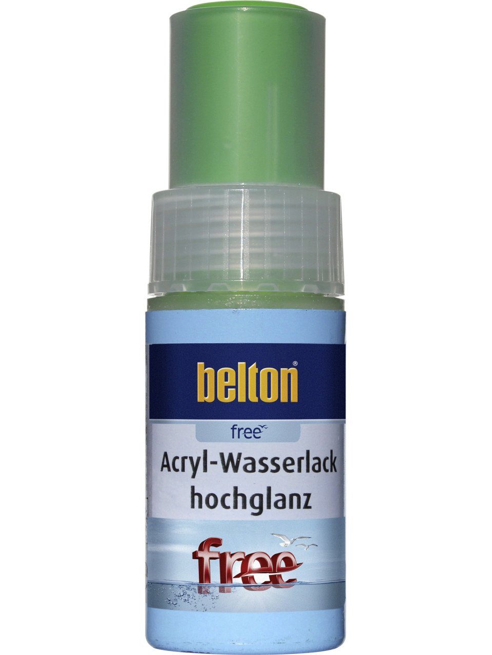 belton Acryl-Buntlack belton free Lackstift 9 ml gelbgrün hochglänzend
