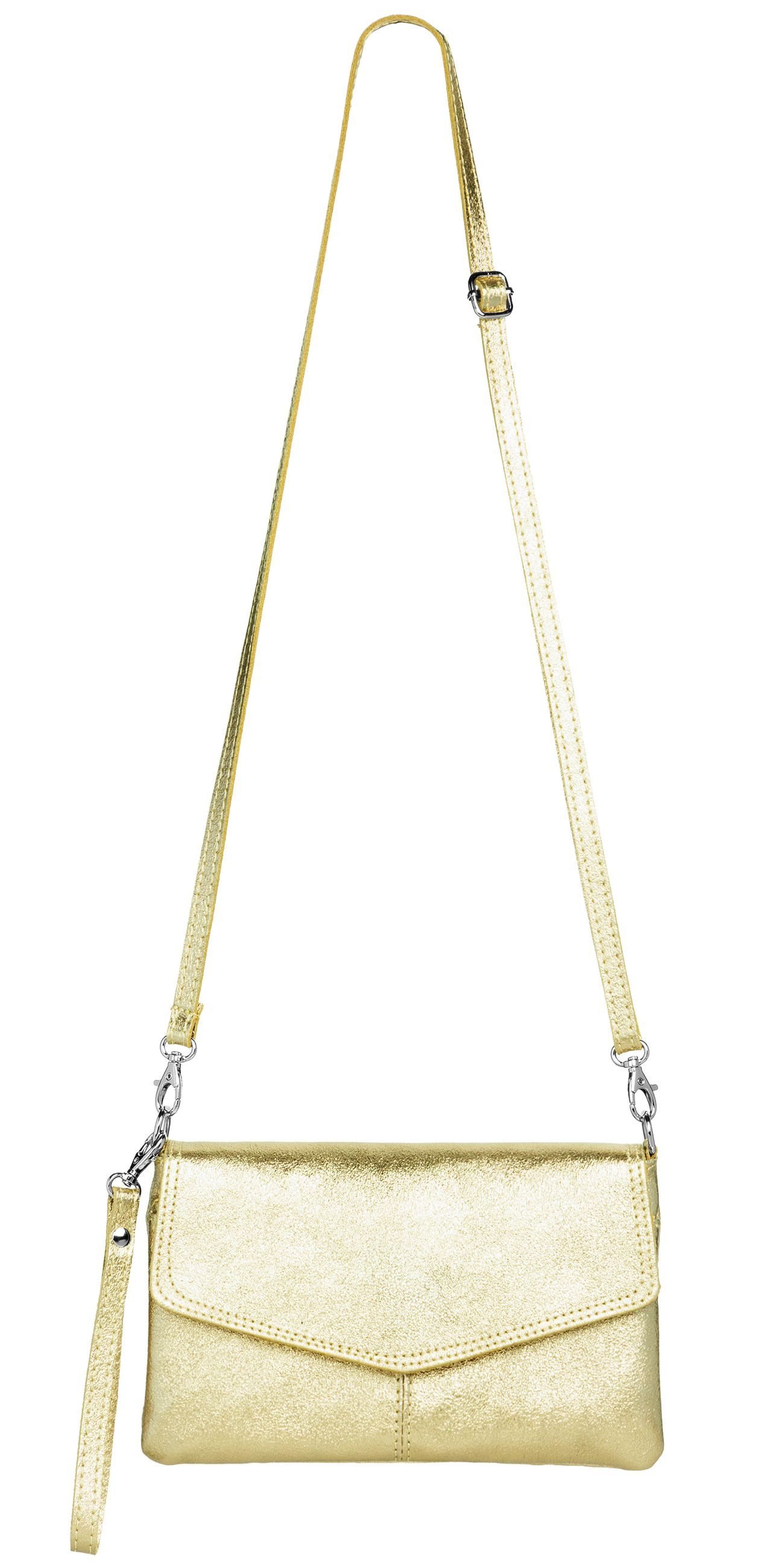 Caspar Clutch Abendtasche Leder Damen Umhängetasche günstig online kaufen