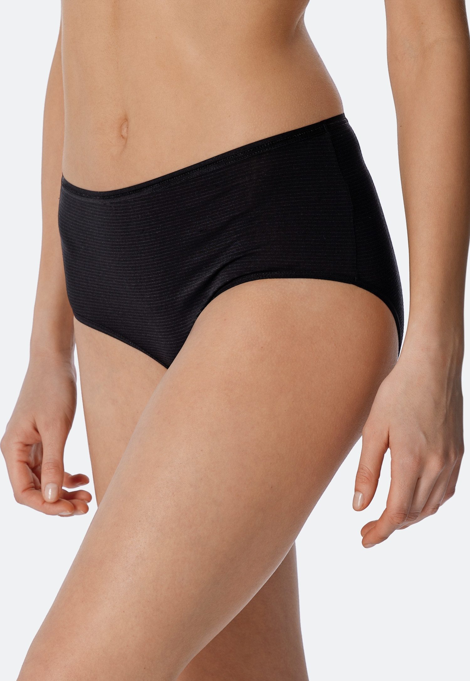 Schiesser Midislip Modal Essentials (2er Pack) Glanzgarn-Details, weicher Bund, Basic