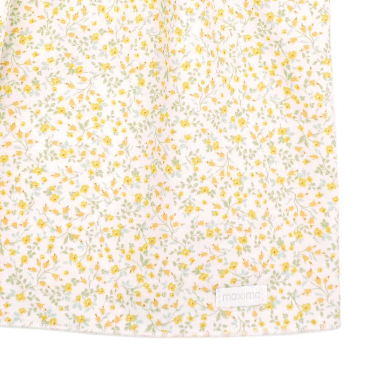MAXIMO Sommerkleid BABY GIRL-Kleid, Blümchenstoff Rüschenärmel (1-tlg)