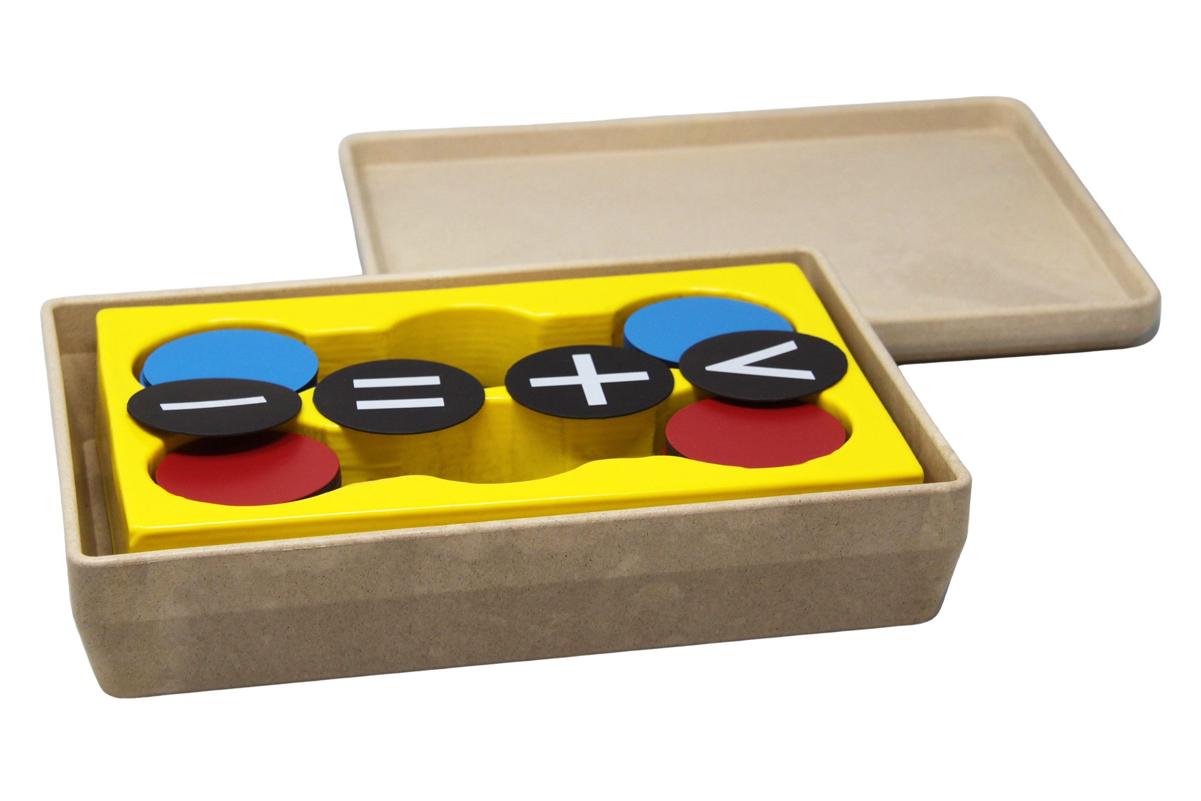 Wissner® aktiv lernen Lernspielzeug Wendeplättchensatz (Rot/Blau), magnetisch Zählchips Mathe lernen (125-St)