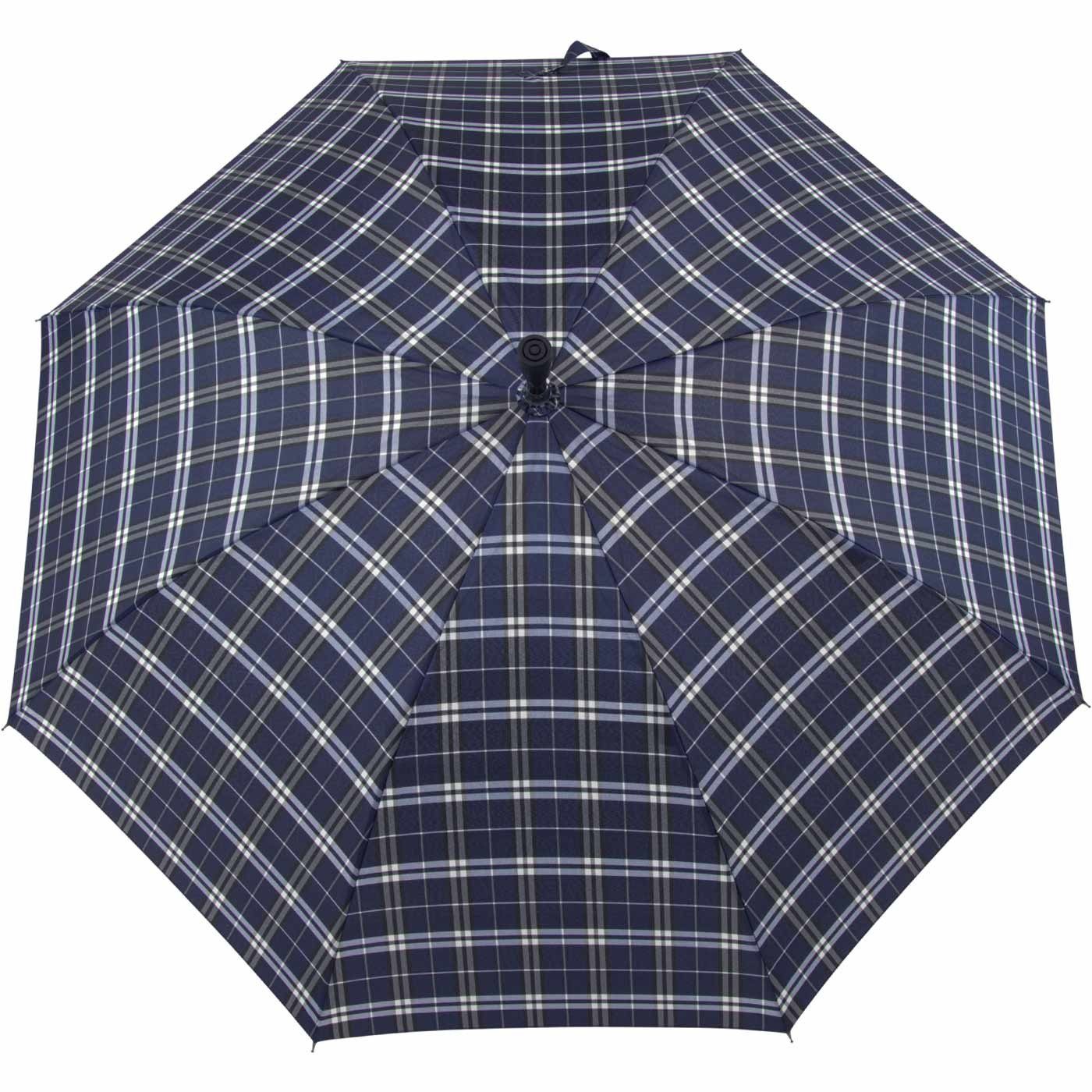iX-brella Stockregenschirm Stützschirm mit Holzgriff - höhenverstellbar, sehr stabil, im klassischen Design