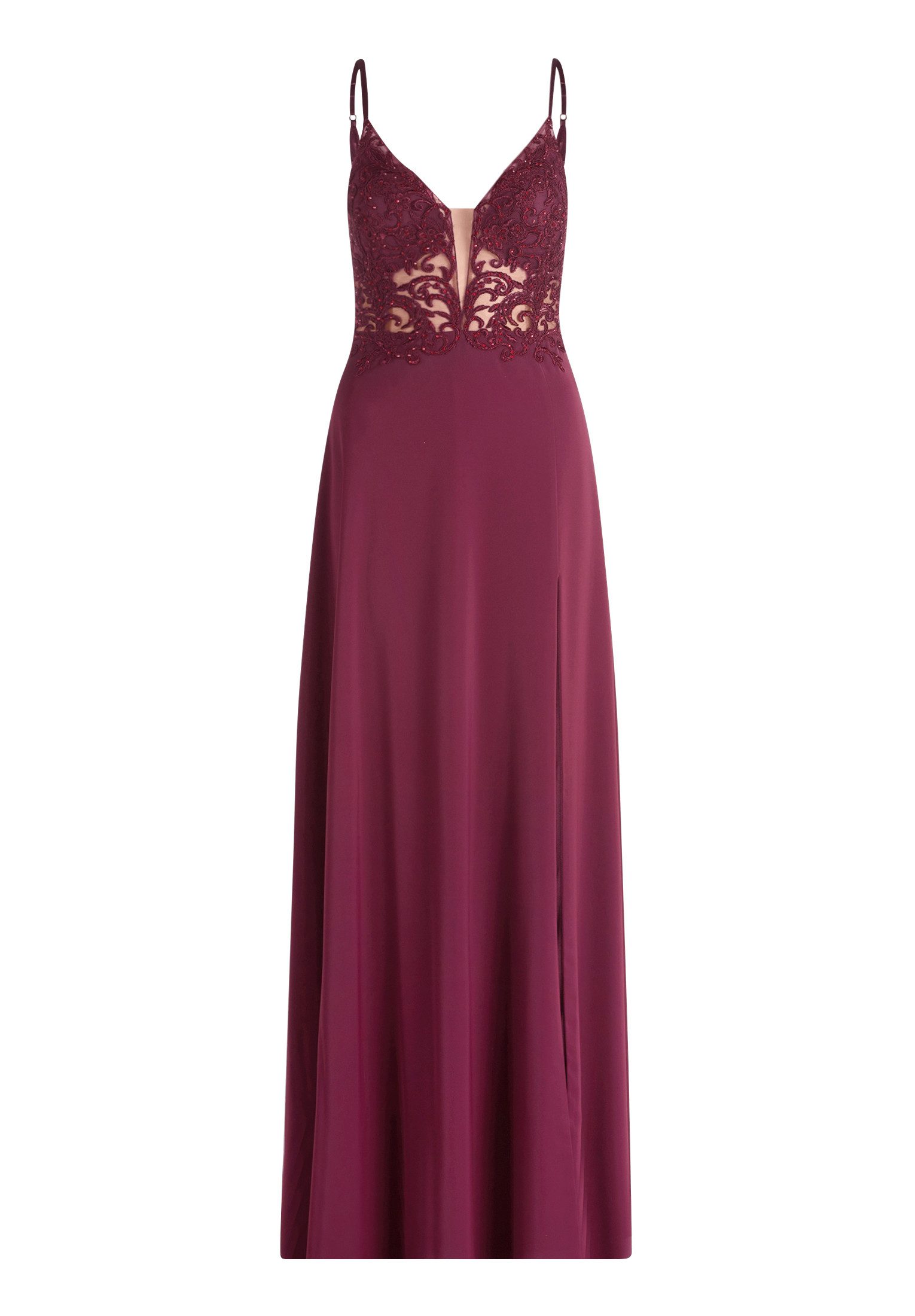 Abendkleid Damen mit Stickerei