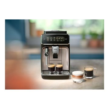 Philips Kaffeevollautomat EP3349, Langlebiges Keramikmahlwerk, SilentBrew