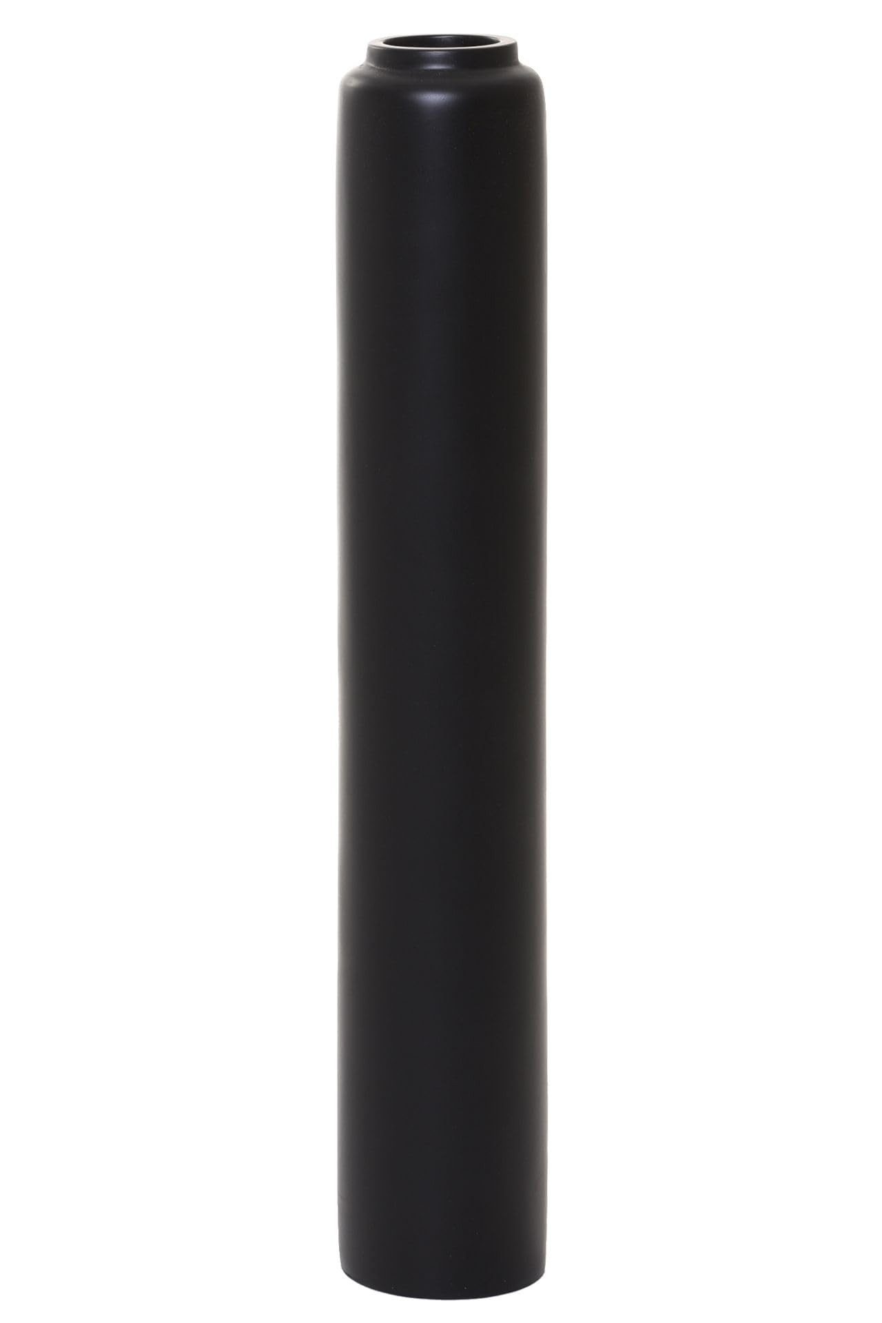 VIVANNO Bodenvase Fiberglas DIRETO Säule - Schwarz Matt (1 St), 14x80 cm günstig online kaufen