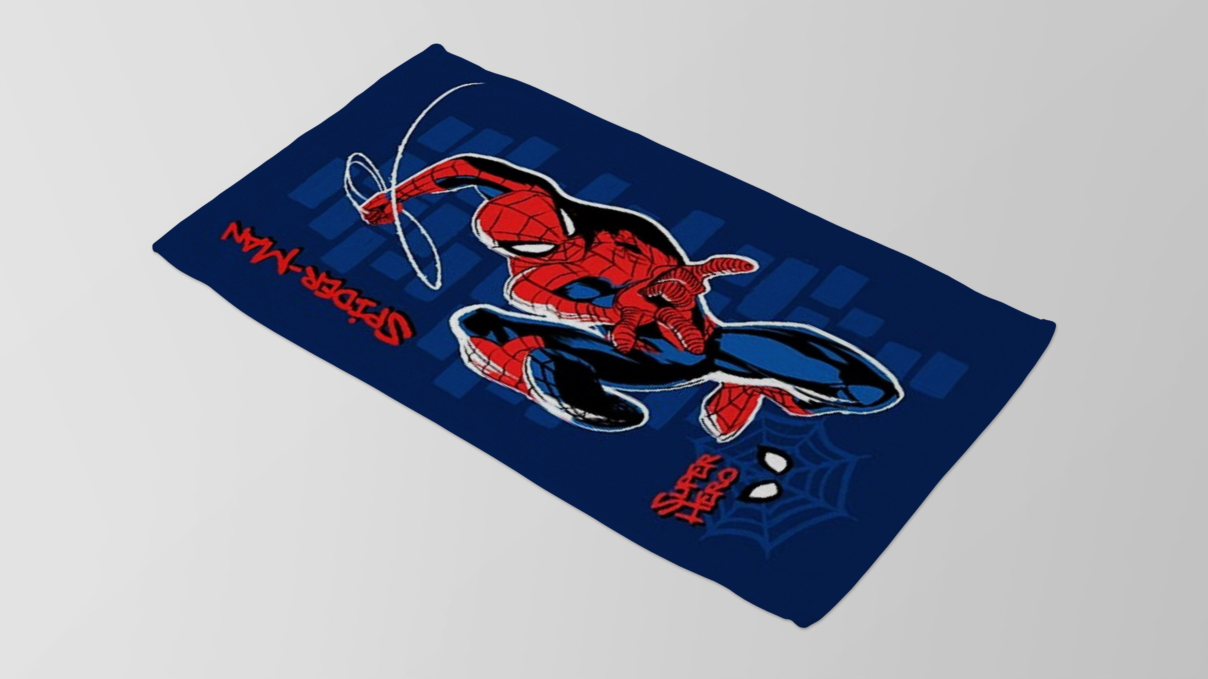 Spiderman Strandtuch Badetuch 140x70 cm Hochwertiges & langlebiges Strandtu günstig online kaufen