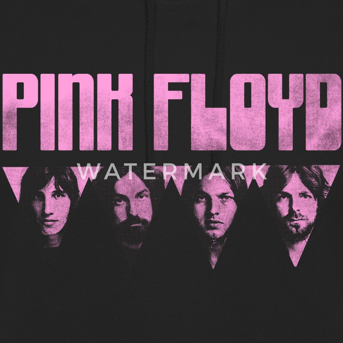 Spreadshirt Hoodie Pink Floyd Logo Pink Unisex Hoodie (1-tlg)