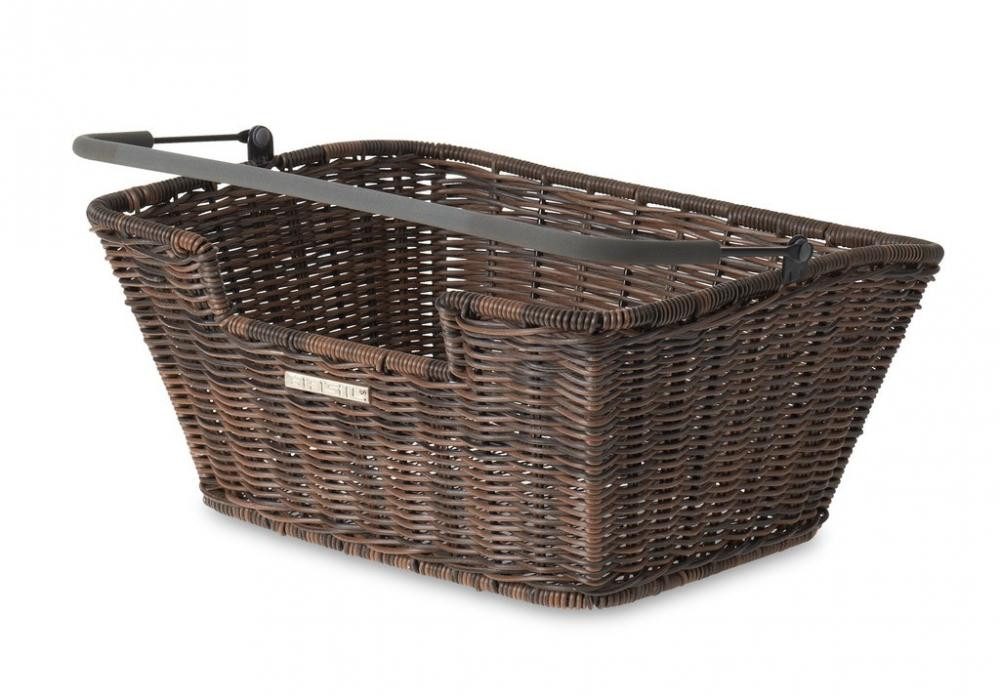 Basil Fahrradkorb Basil Hinterrad-Korb Capri Flex 40x31x18cm braun Rattan feinmaschig