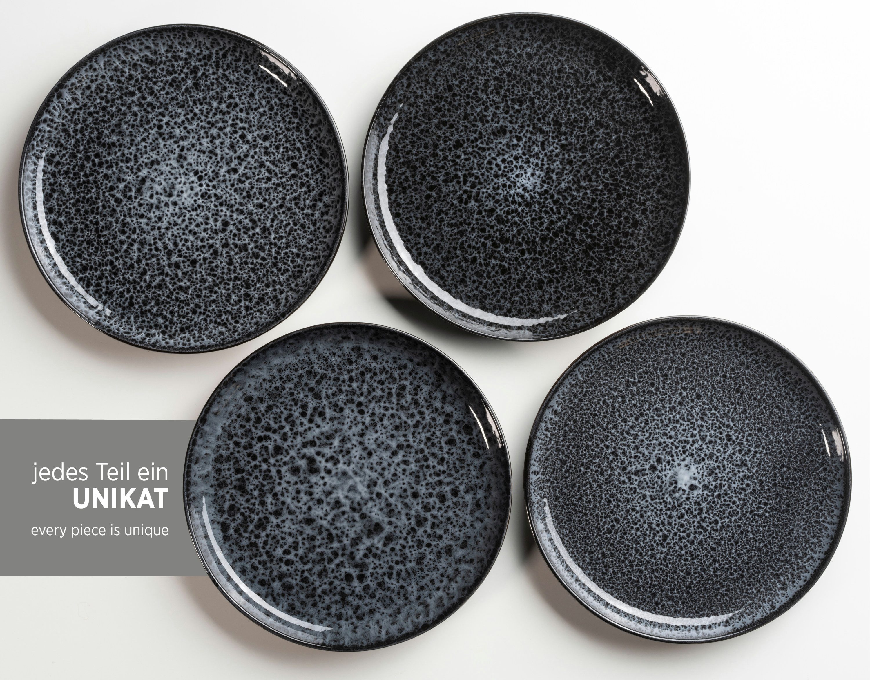 MÄSER Kombiservice FILIPPA, Kombiservice, Steinzeug (16-tlg), 4 Personen, Steinzeug, Geschirr-Set, Service