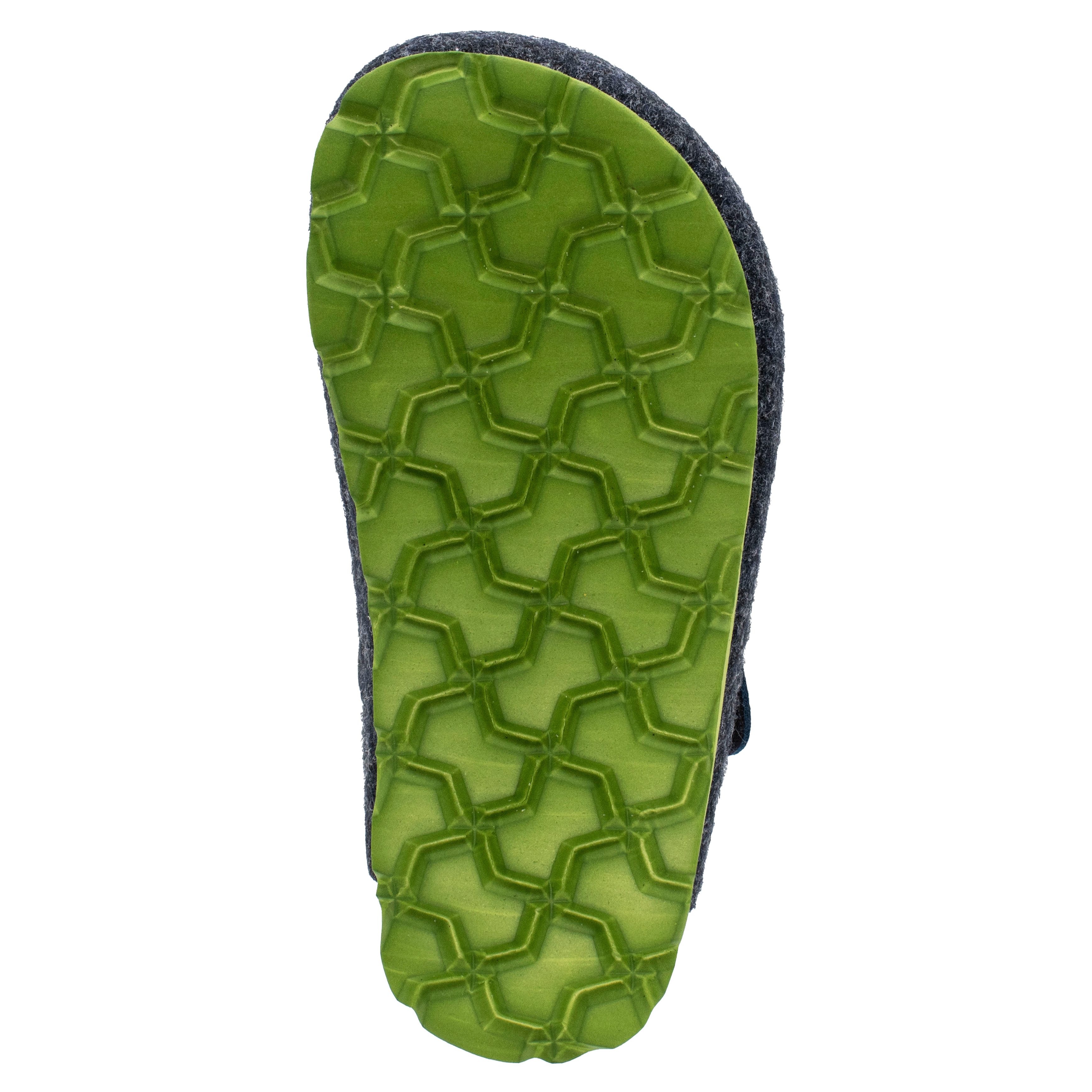Fischer-Markenschuh Shetland Pantoffel aus Filz, mit Filzfutter, mit gepolstertem Fußbett