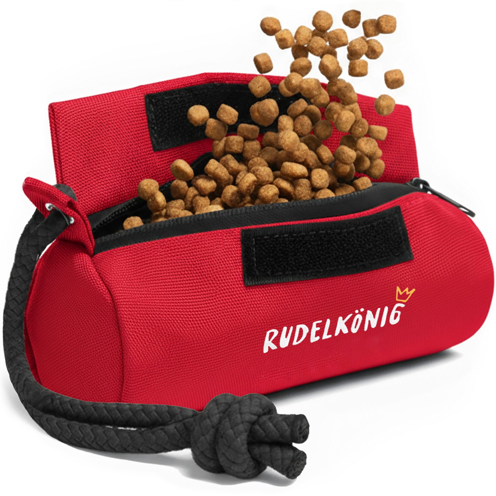 Rudelkönig Tier-Intelligenzspielzeug Futterbeutel für Hunde, Apportierbeutel für Hundetraining, Futterdummy, Polyester, (1-tlg) Robuster Trainingsdummy für Nass- und Trockenfutter