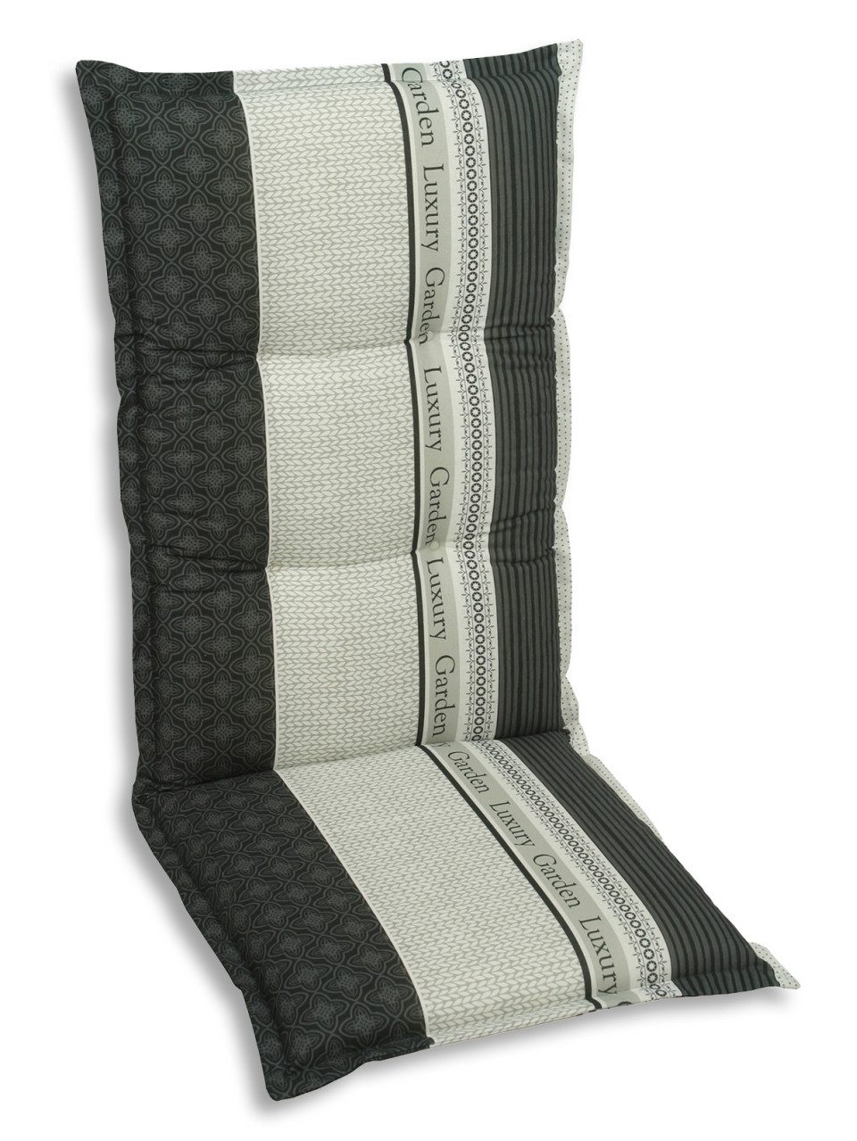 GO-DE Hochlehnerauflage GO-DE Hochlehner-Auflage 120 x 50 x 8 cm, grau, OEKO-TEX® Standard 100 Zertifikatsnummer