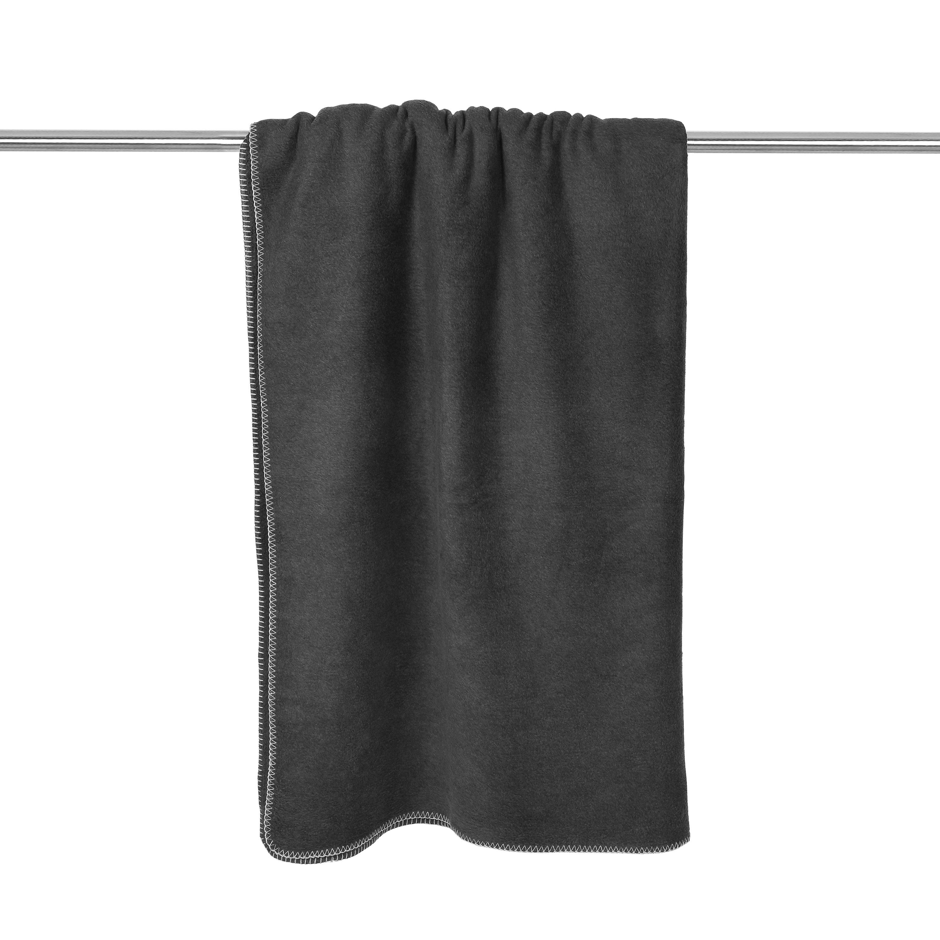 Wohndecke Fussenegger kuschelige Wohndecke Prato anthrazit Schlafdecke 150x günstig online kaufen