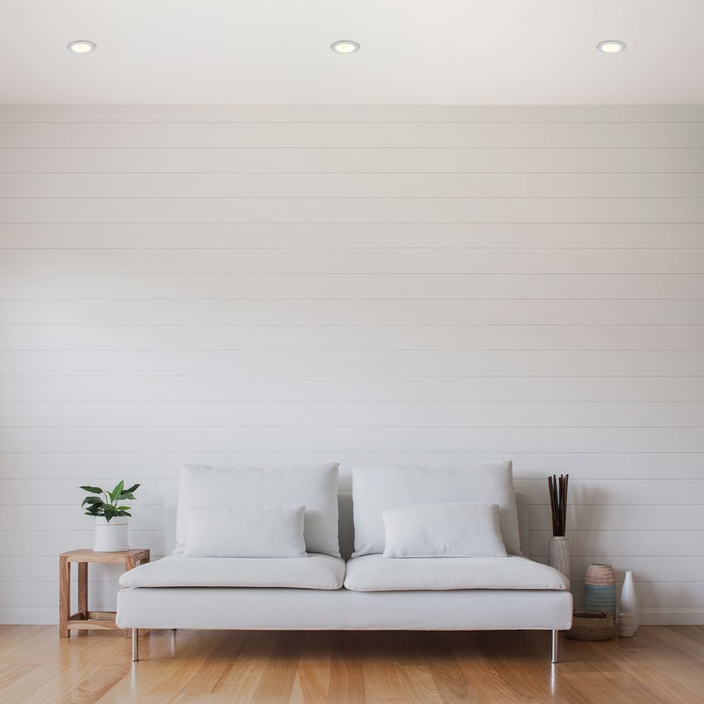 Briloner Leuchten LED Einbaustrahler 7053-034, LED fest integriert, 2700K - Extra-Warmweiß, Einbauleuchte 3er SET für Bad ultraflach IP44