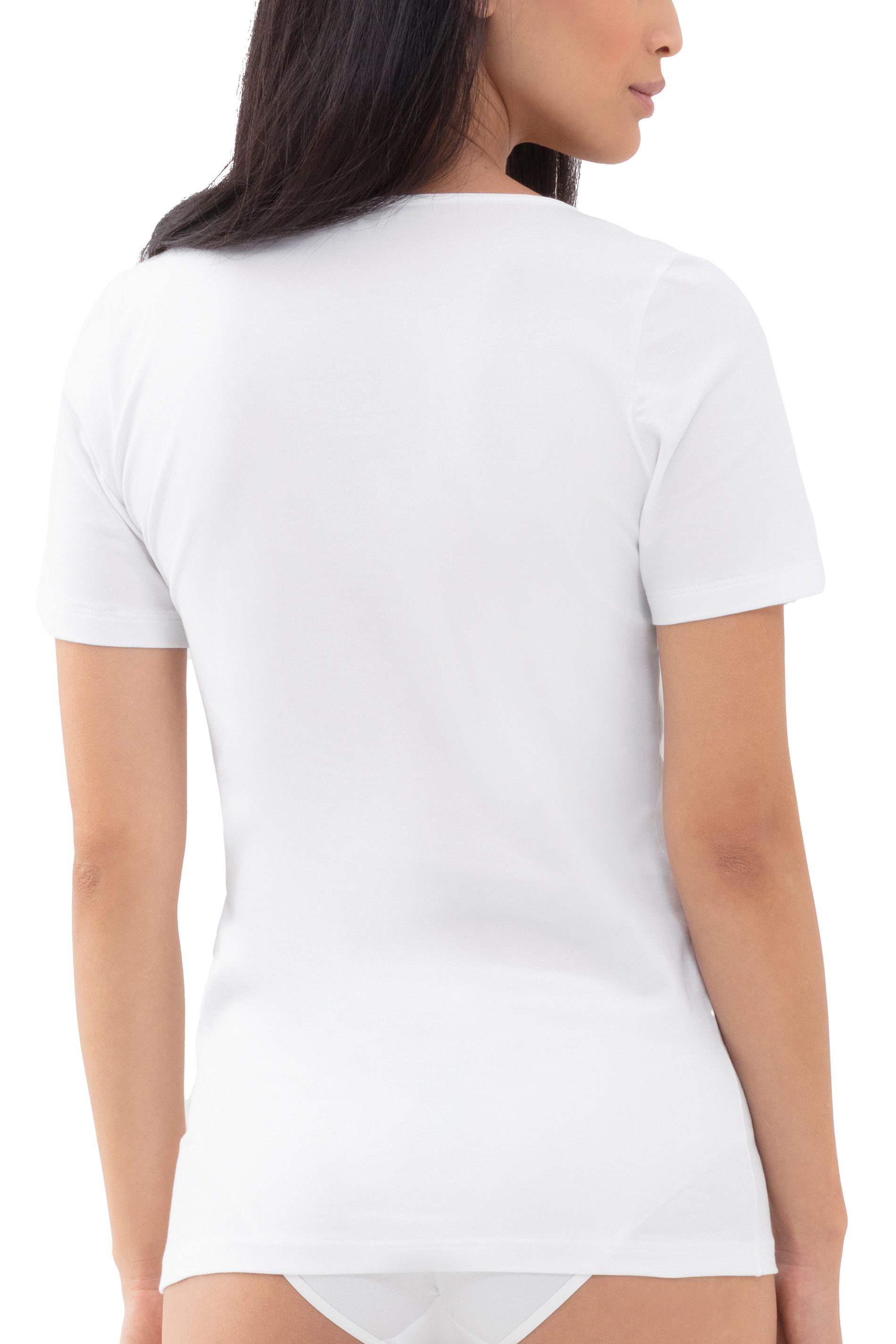 Mey Kurzarmshirt COTTON PURE Rundhalsausschnitt, Halbarm, Legere Passform – Bild 3 von 4