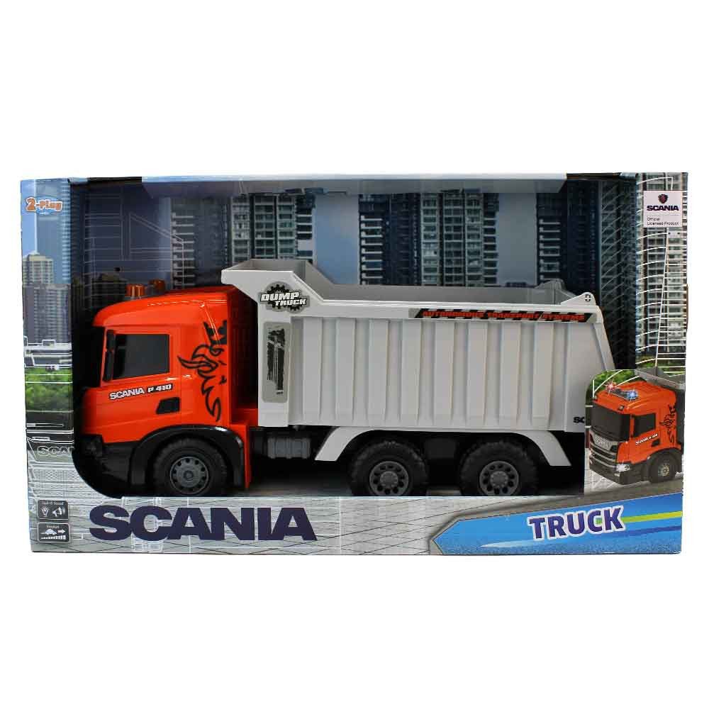 2-Play Traffic Spielzeug-LKW Spielzeug-LKW Scania XL Kipper mit Licht & Sou günstig online kaufen