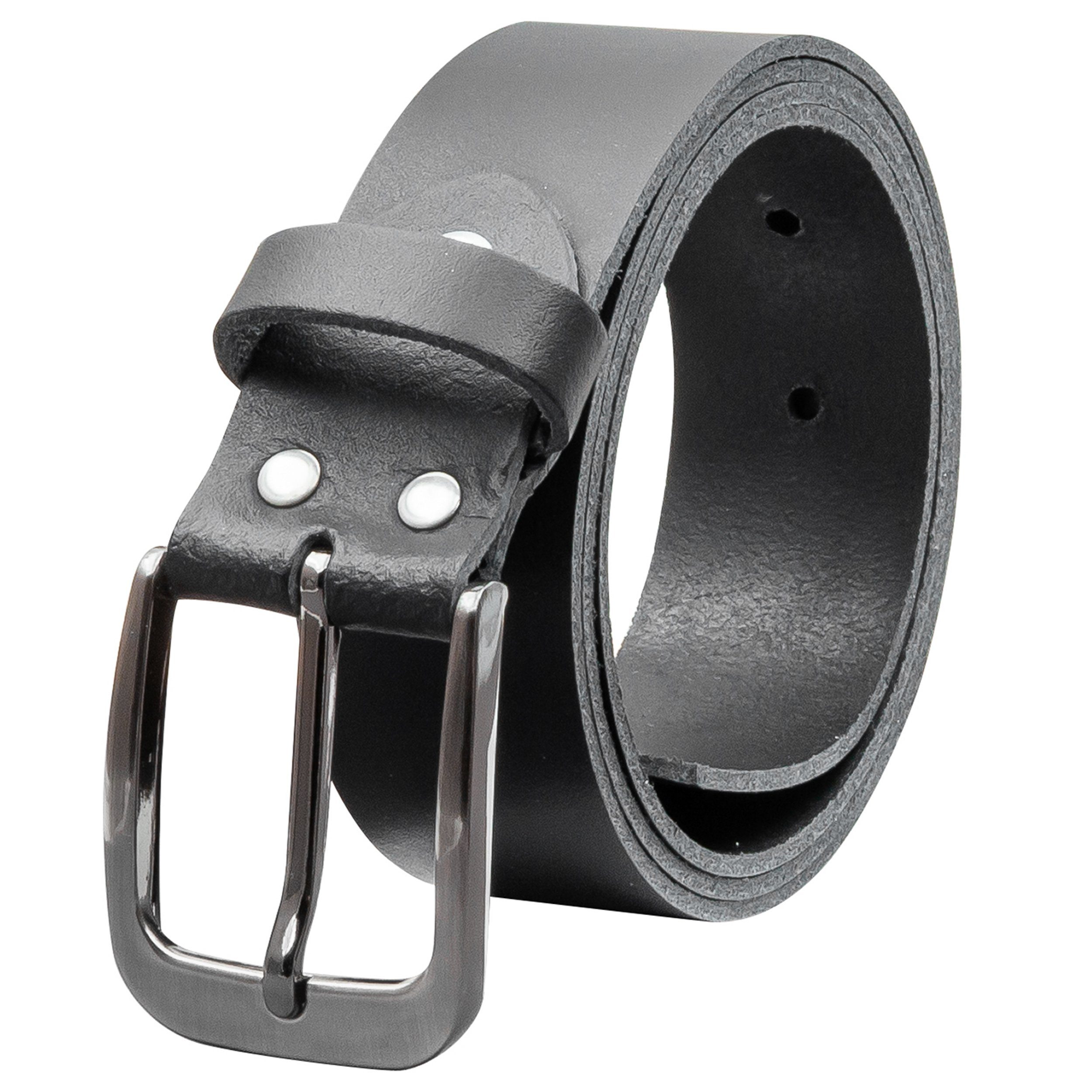 COLOGNEBELT Ledergürtel OM434-SL-Schwarz MADE IN GERMANY, günstig online kaufen