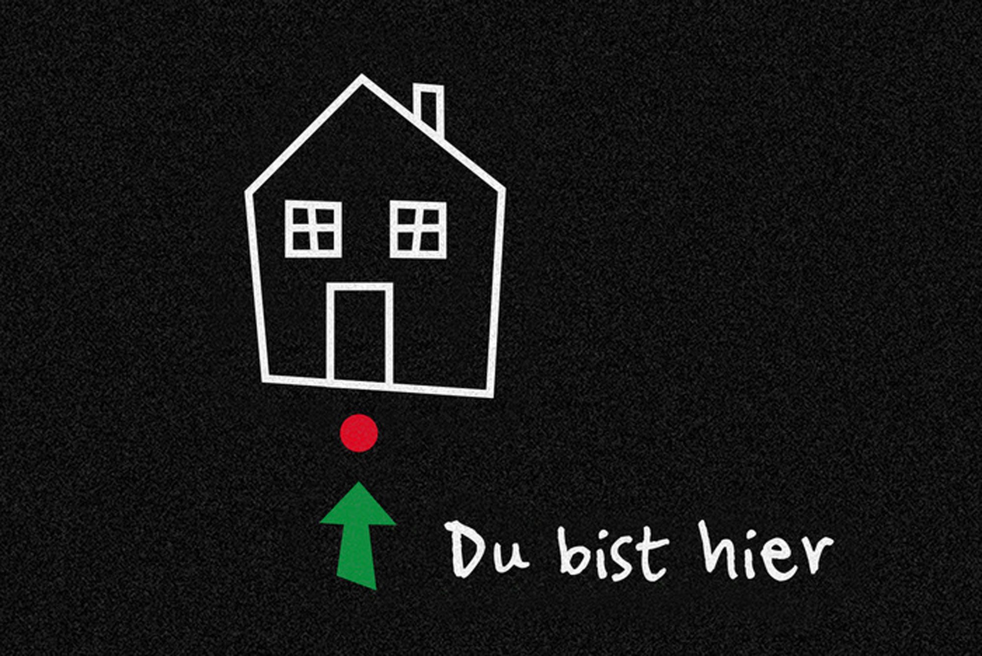 Fußmatte Fußmatte - Du bist hier