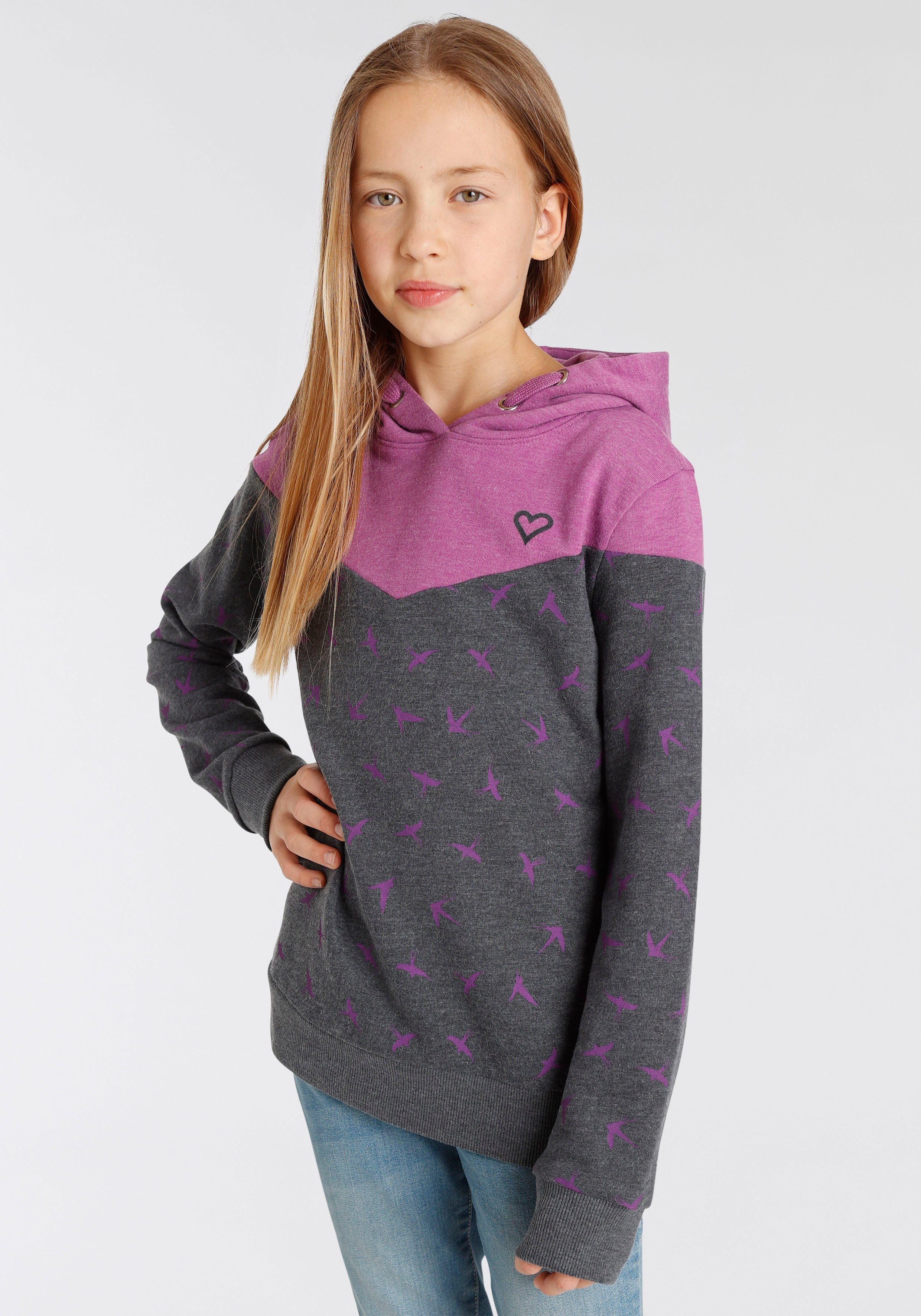 Alife & Kickin Kapuzensweatshirt mit süßem allover Druck NEUE MARKE! Alife & Kickin für Kids. | Sweatshirts