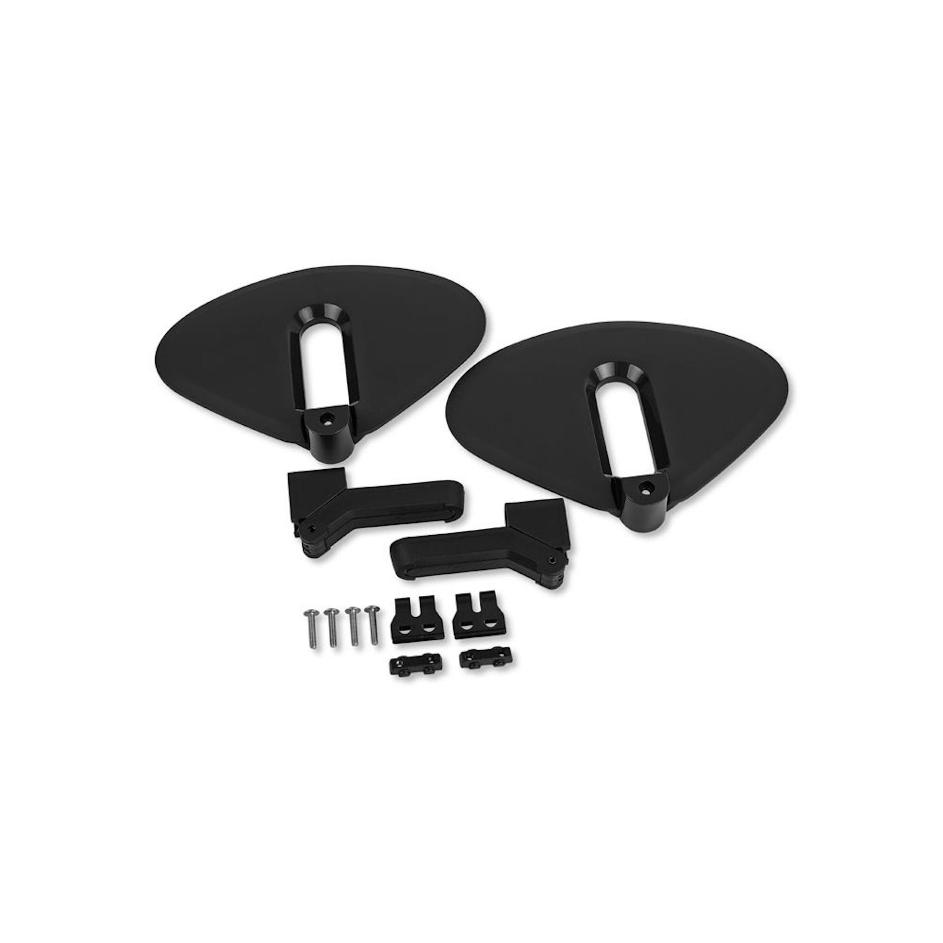 Polisport Fahrradkindersitz Schutzset und Fußrasten 75410212 für Polisport Guppy Junior