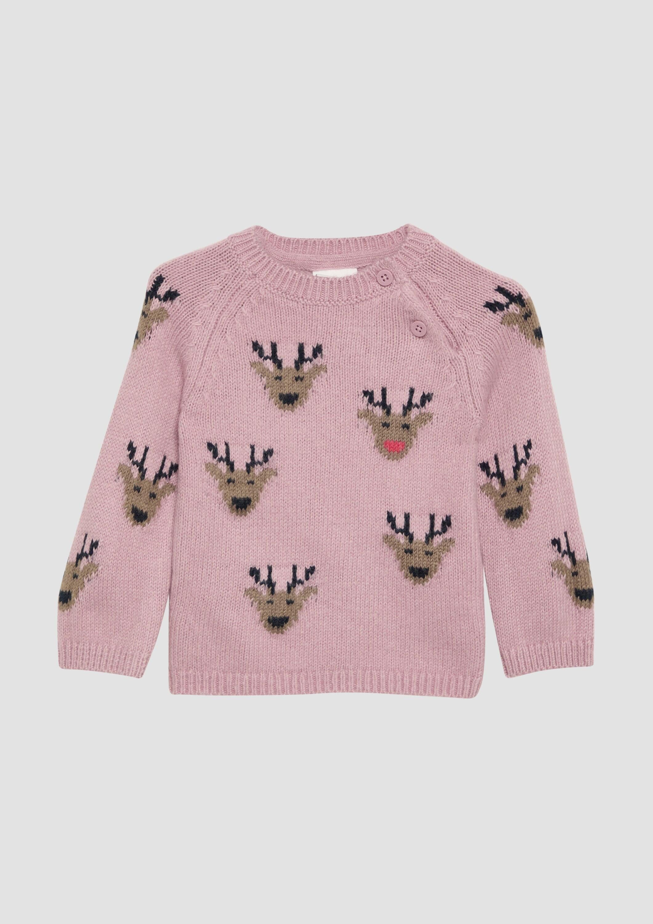 s.Oliver Длинные Вязаные свитера Süßer Вязаные свитера mit Weihnachtsmotiv