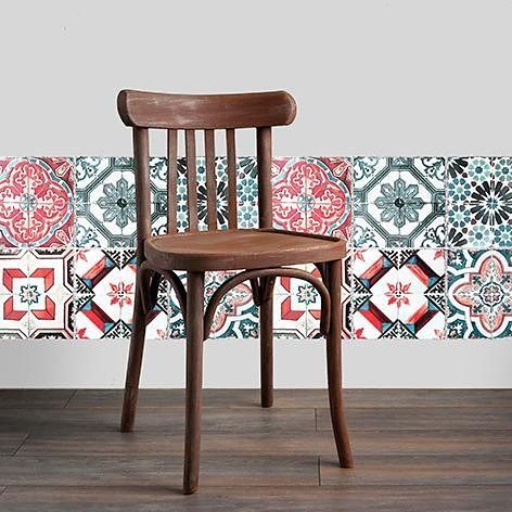 Home affaire Fliesenaufkleber Ornamente (12 St), Stickerfliesen, selbstkleb günstig online kaufen