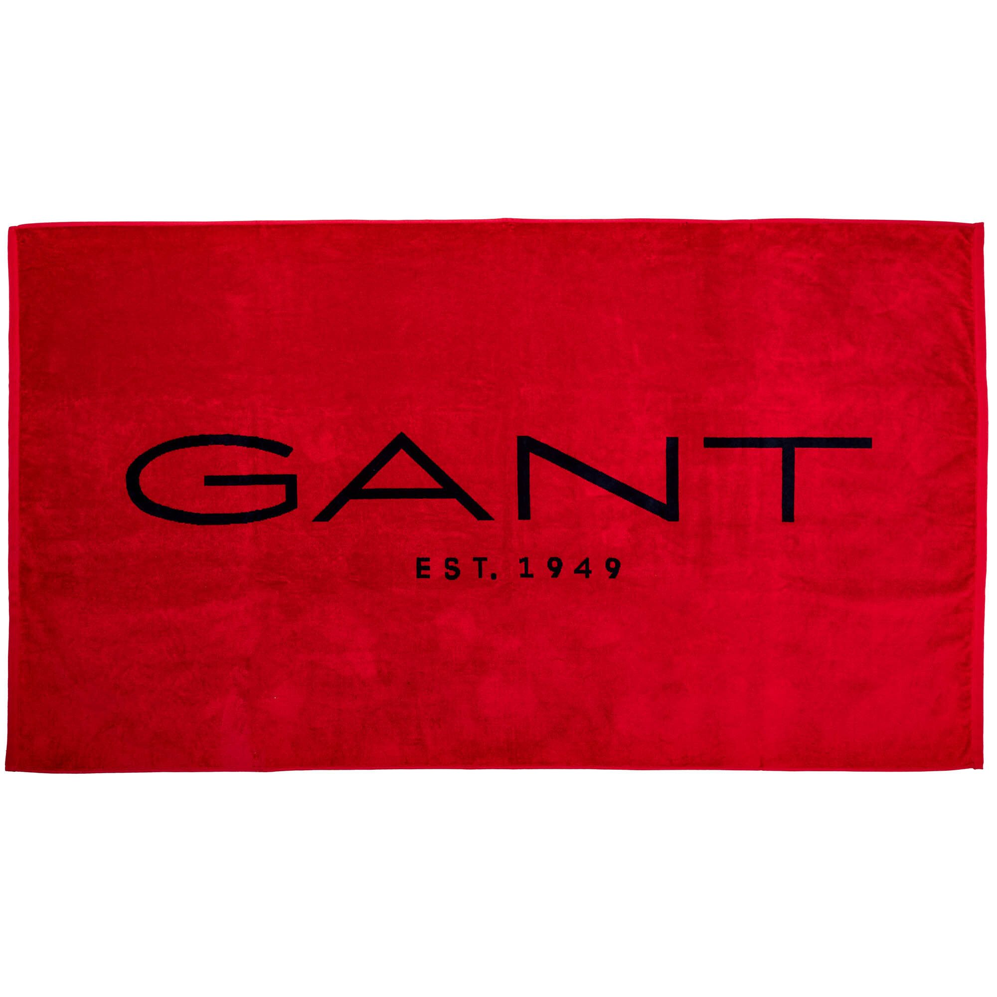 Gant Saunatuch Strandtuch - GANT EST.1949 BEACH TOWEL, Duschtuch, Frottier