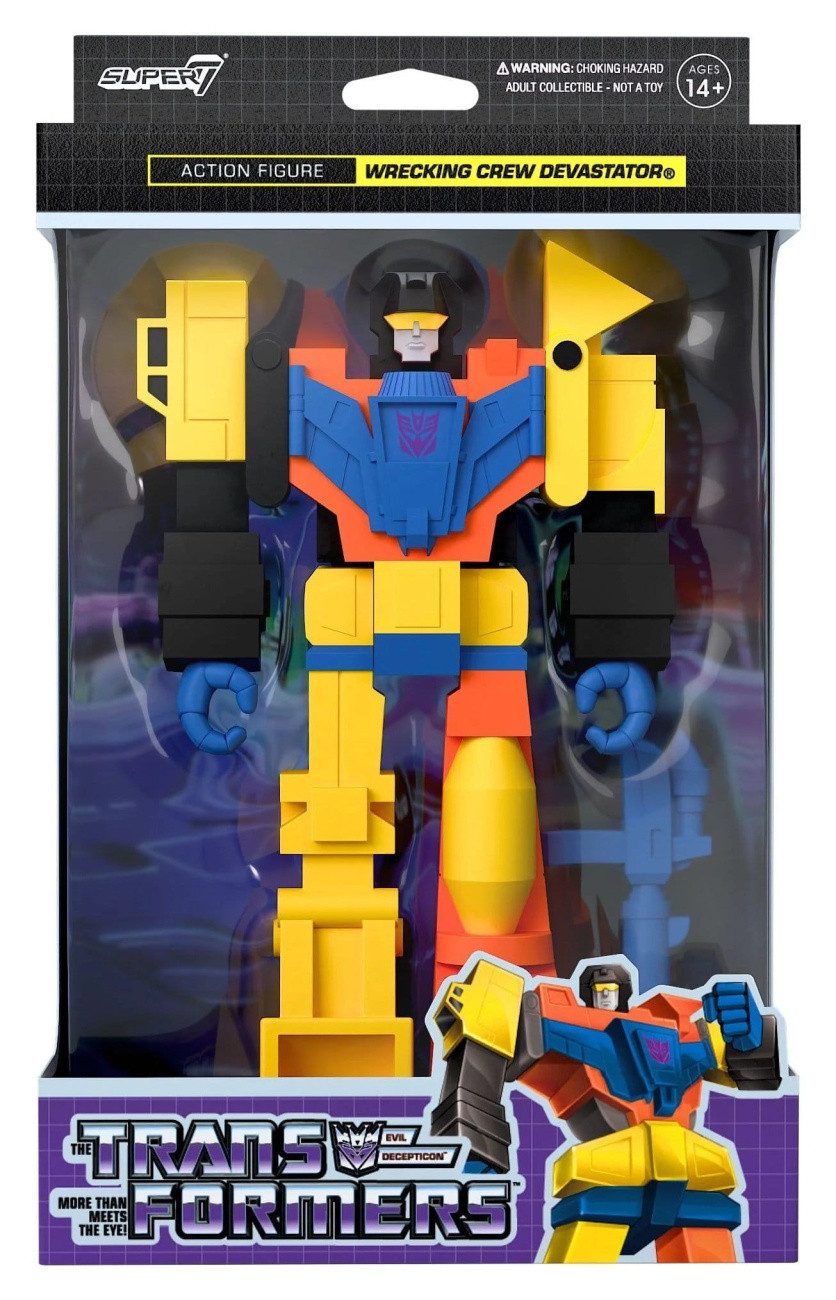Super7 Actionfigur Transformers ReAction Actionfigur Devastator 10 cm