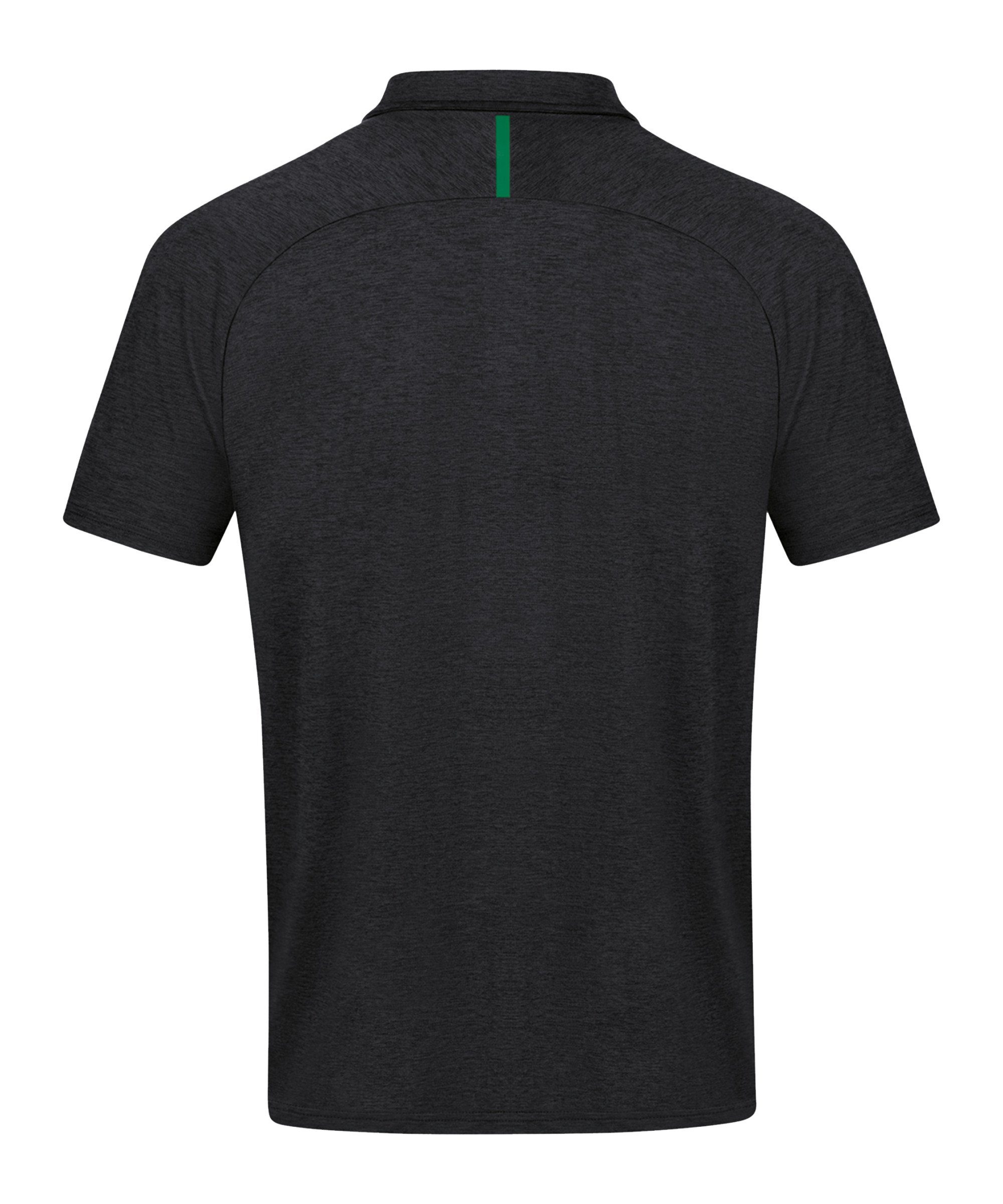 Jako Challenge Polo default T-Shirt schwarzgruen
