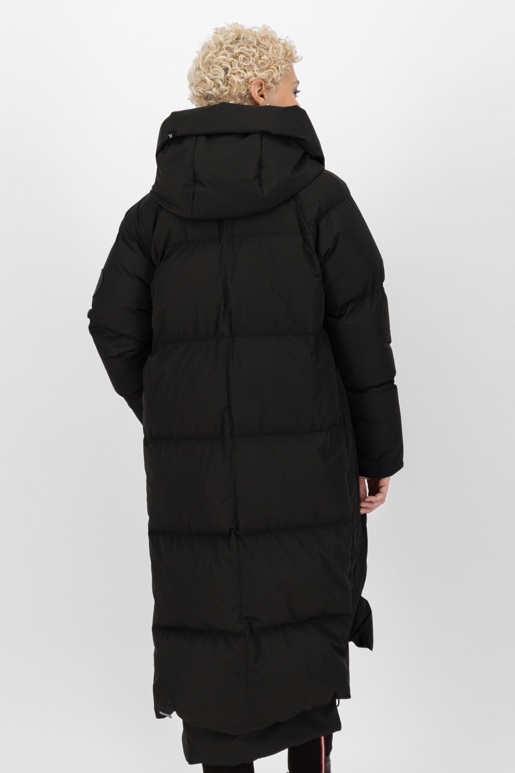 Alife & Kickin Winterjacke Damen RihannaAK A Steppjacke, Winterjacke, gefütterte Jacke Langer, warmer Wintermantel mit großer Kapuze und Fleece Innenfutter – Bild 4 von 5