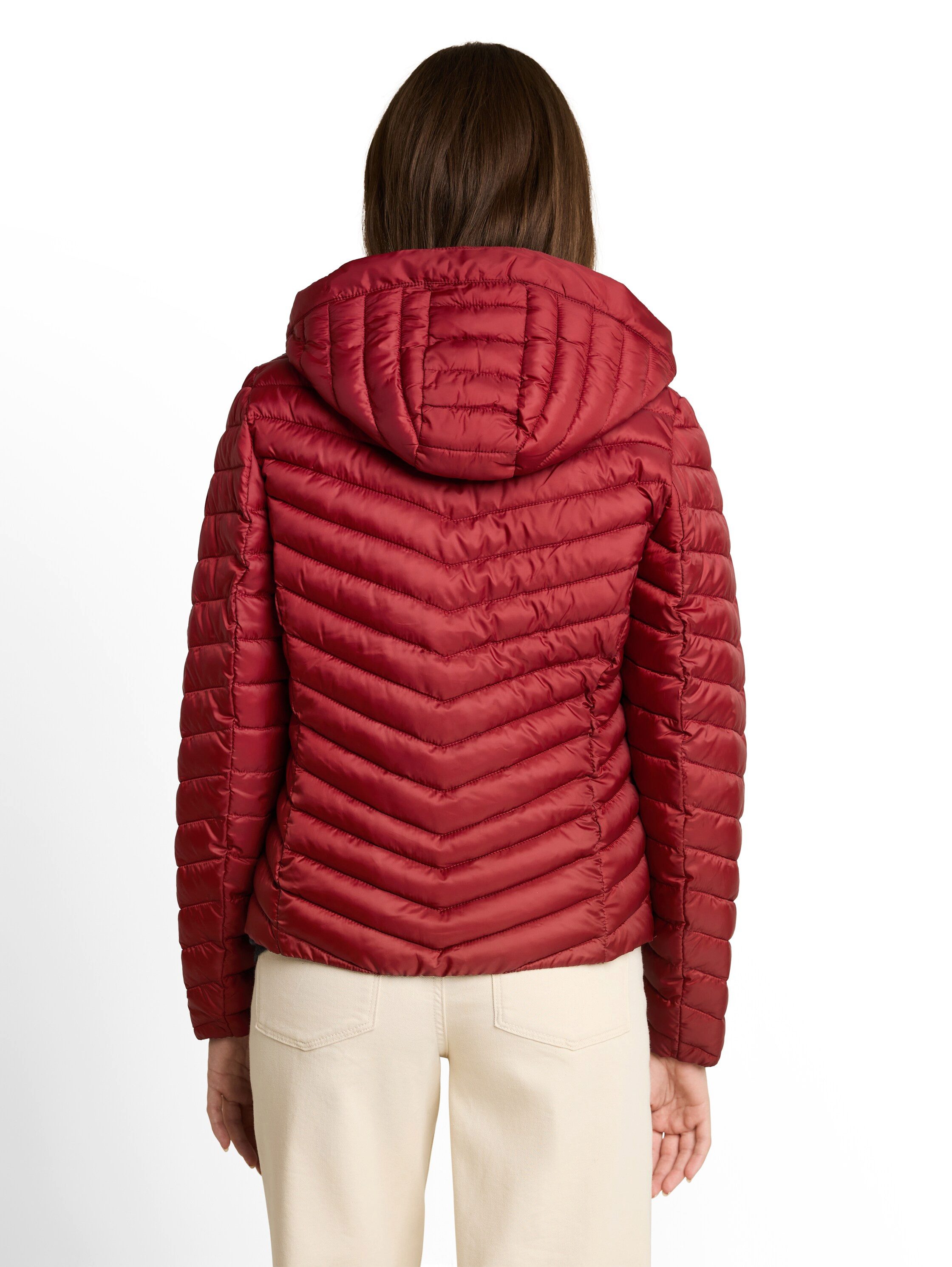 TOM TAILOR Steppjacke mit Reißverschluss und Kapuze