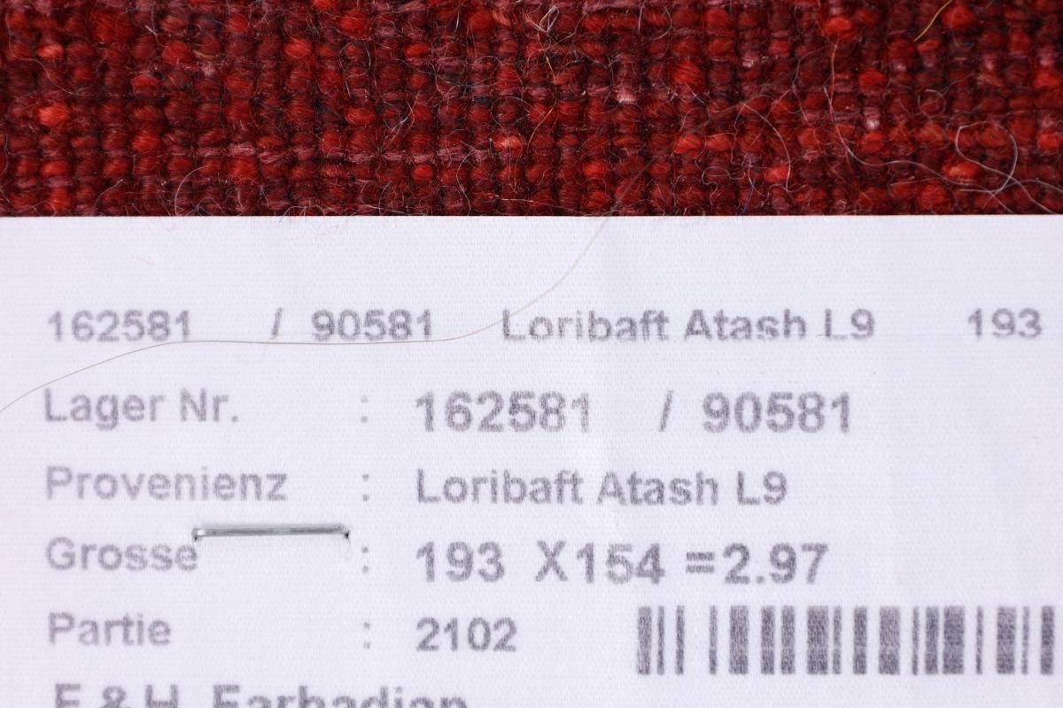 Orientteppich Perser Gabbeh Loribaft Nowbaft Moderner, Handgeknüpfter Höhe: 12 155x194 Nain mm rechteckig, Trading