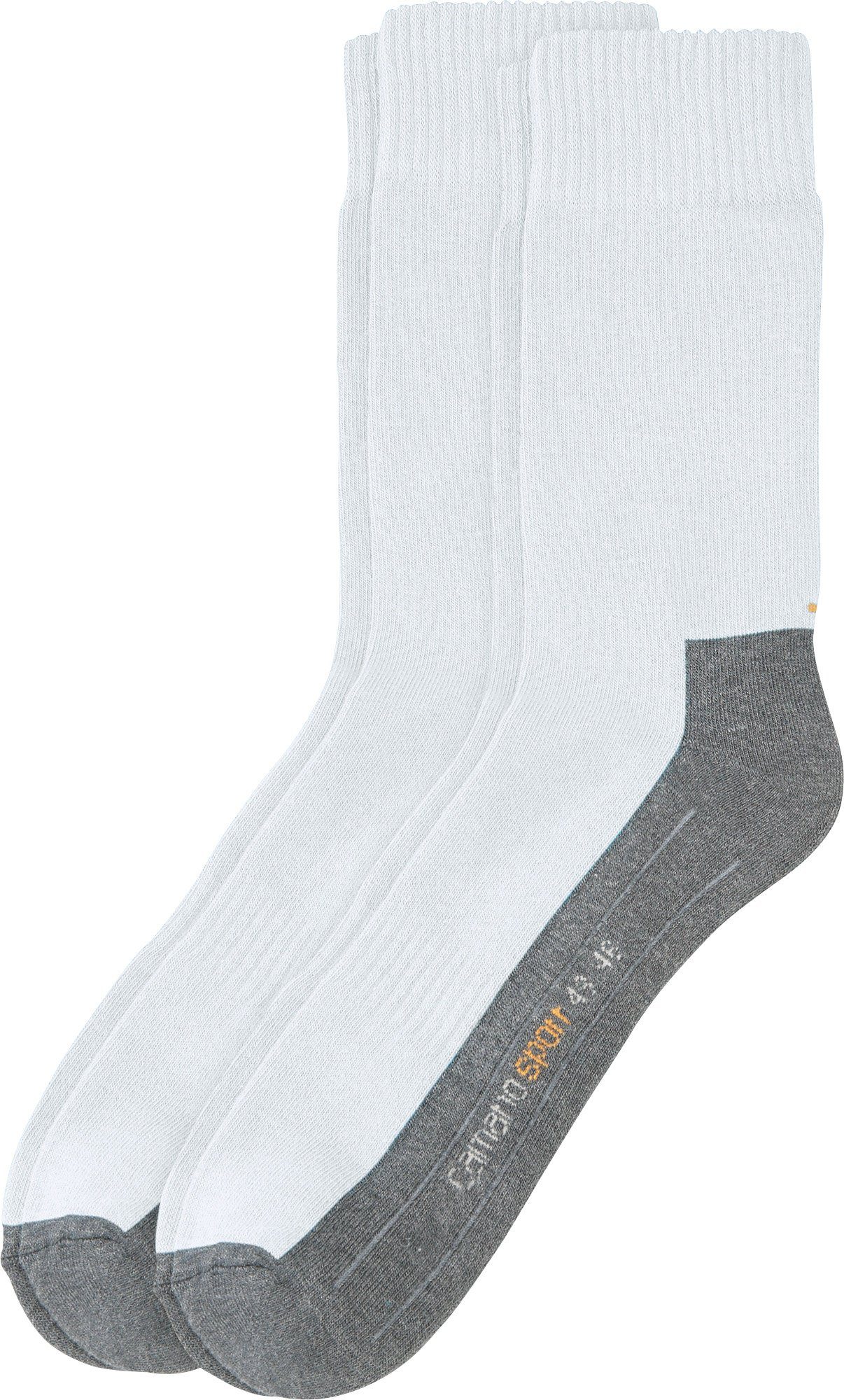 Camano Socken Unisex-Sportsocken 2 Paar Uni