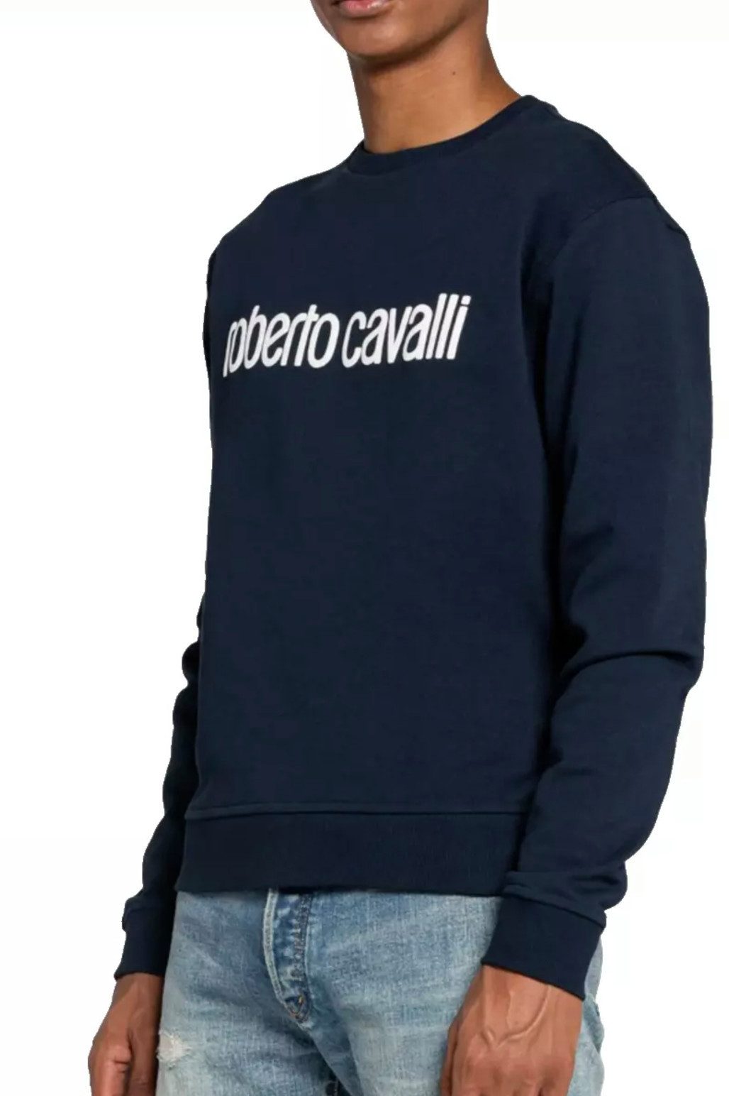 roberto cavalli Sweatshirt Firenze Logo Monogramm günstig online kaufen