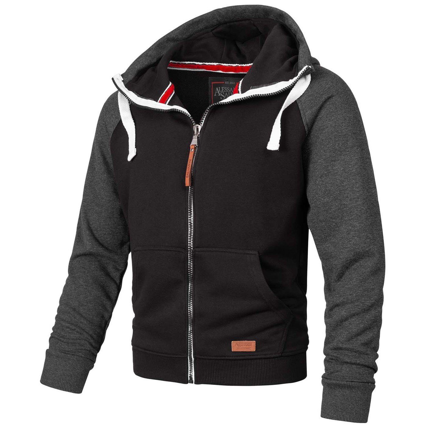 Alessandro Salvarini Sweatjacke A. Salvarini Herren Hoodie Kapuzenpullover günstig online kaufen