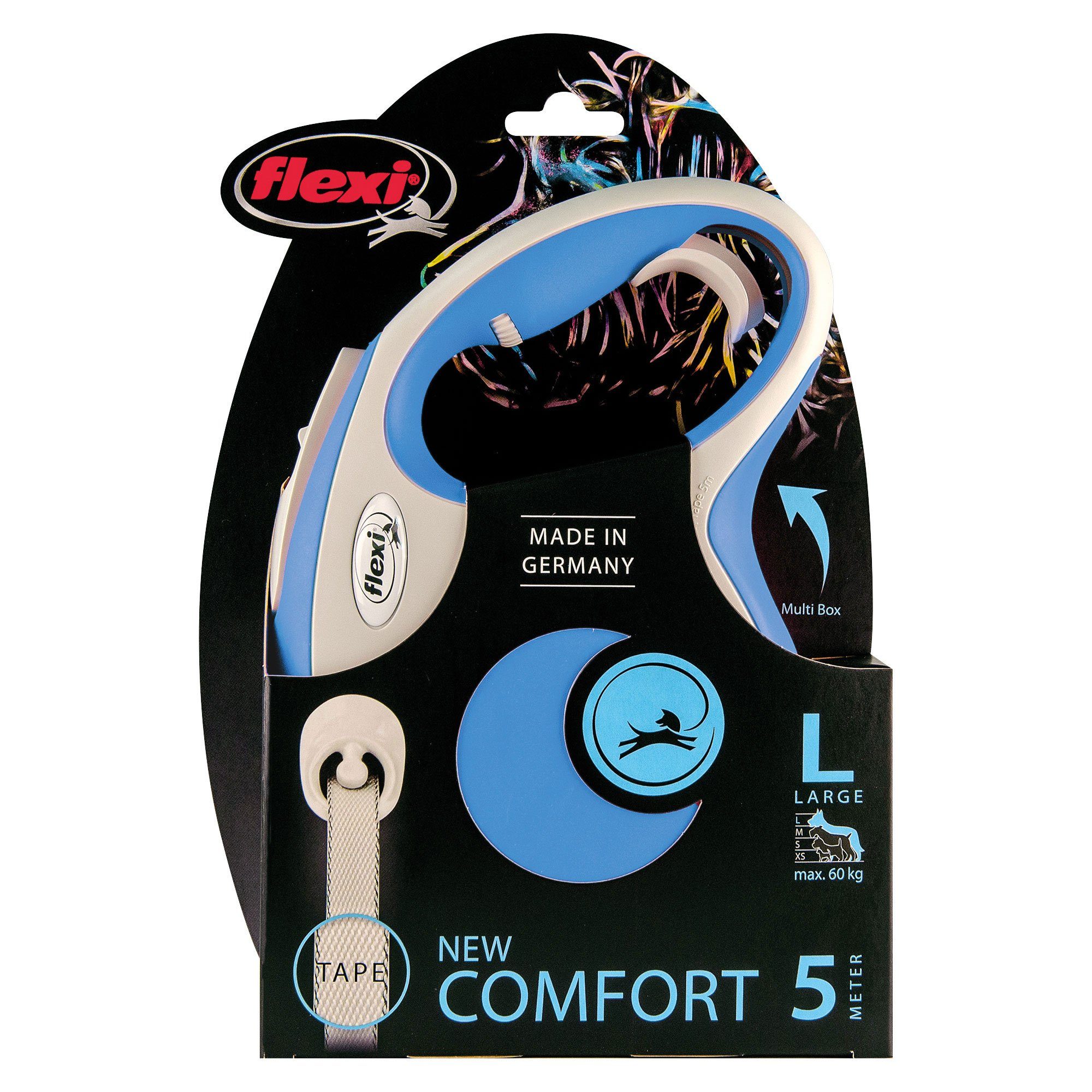 flexi Flexileine Flexi® New Comfort - mit Gurt - Flexileine, Kunststoff (1-tlg)