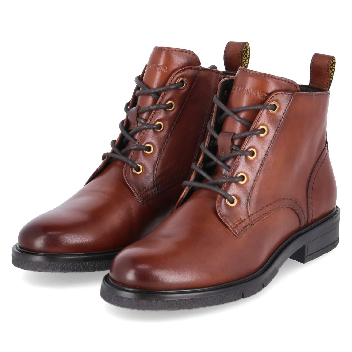 Salamander Salamander Boots F31AY0301100-6300 Damen Glattleder brown Schnürstiefel