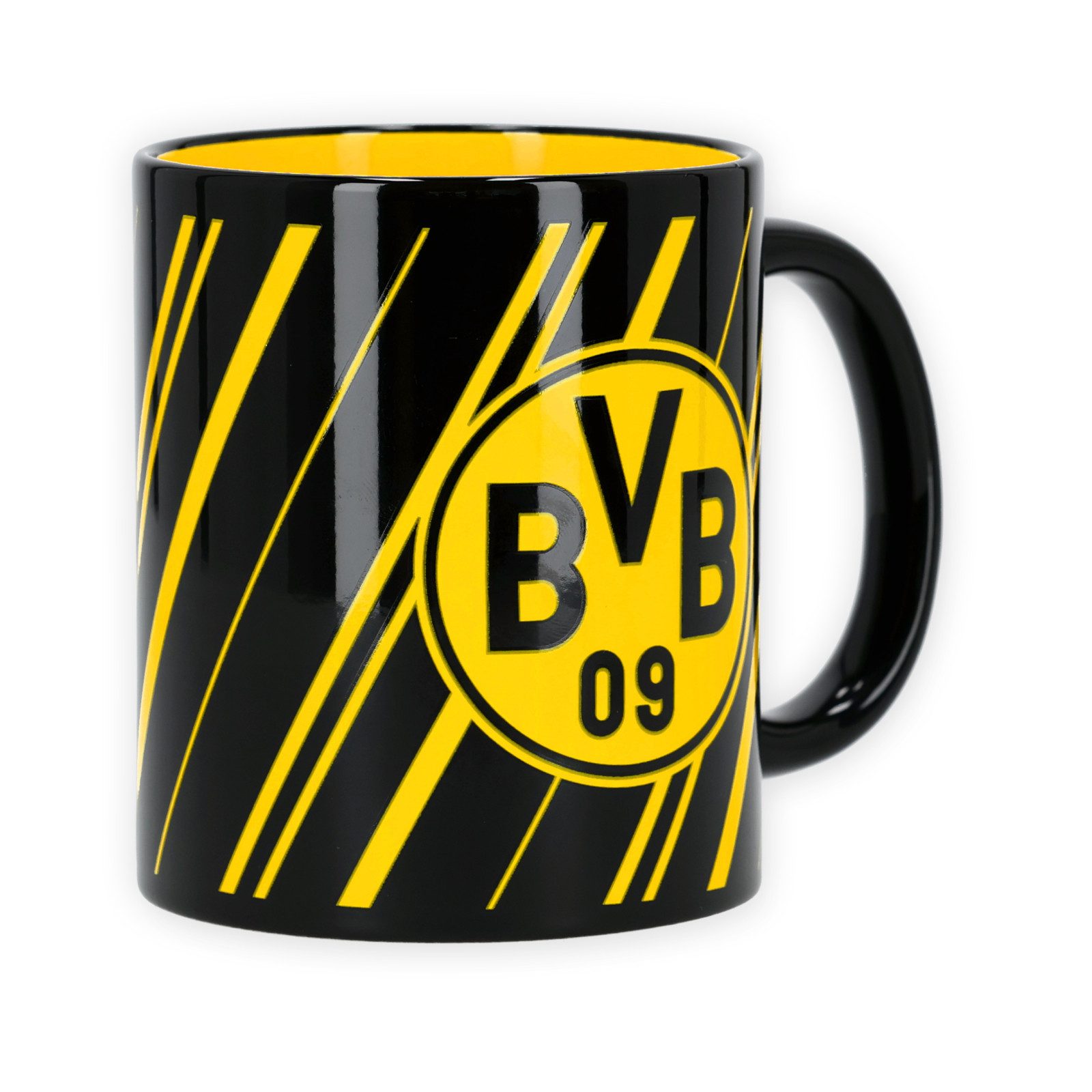 BVB MERCHANDISING Tasse Tasse Streifen, Keramik