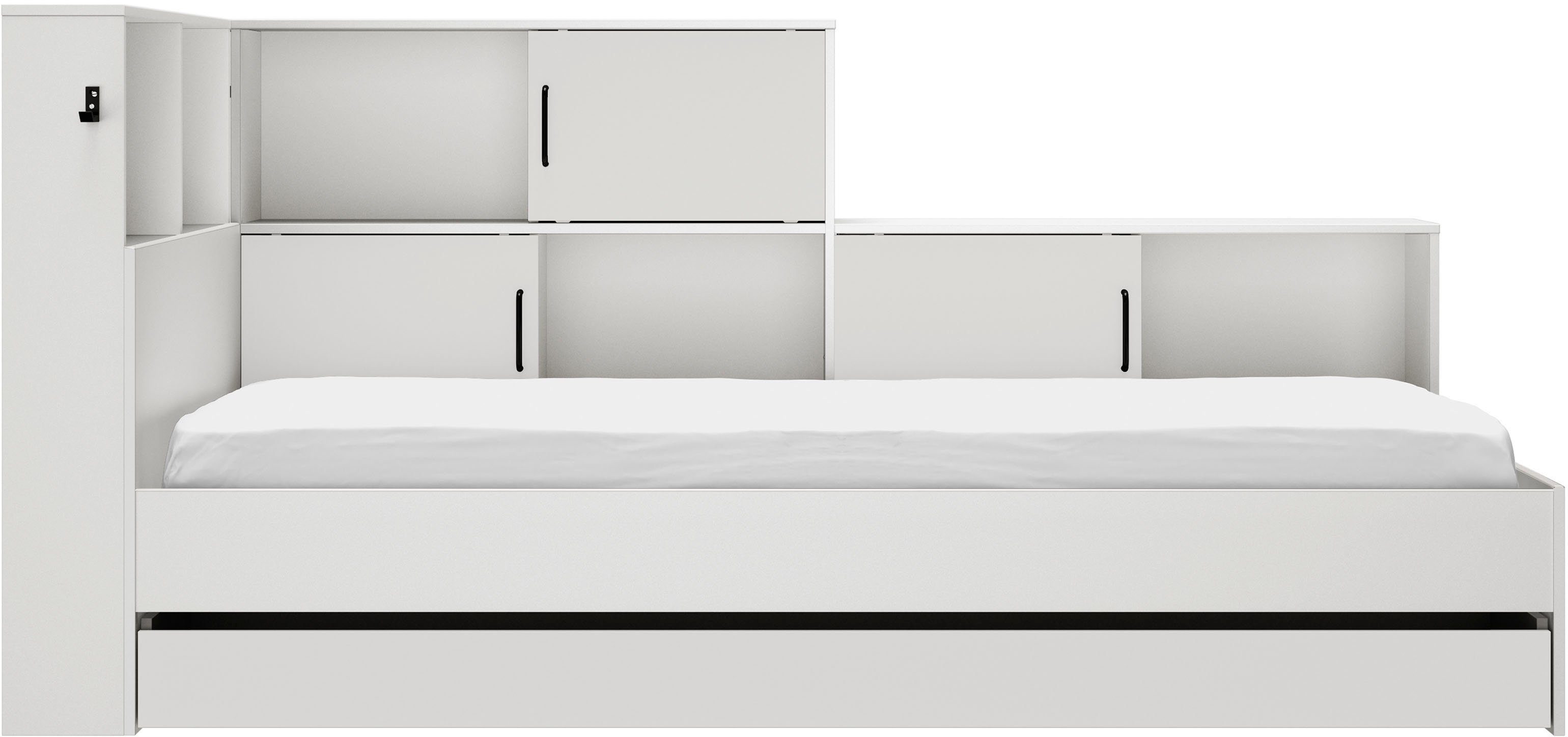 Gami Stauraumbett "Erwan", viel Stauraum, Made in France, verschiedene Farb günstig online kaufen